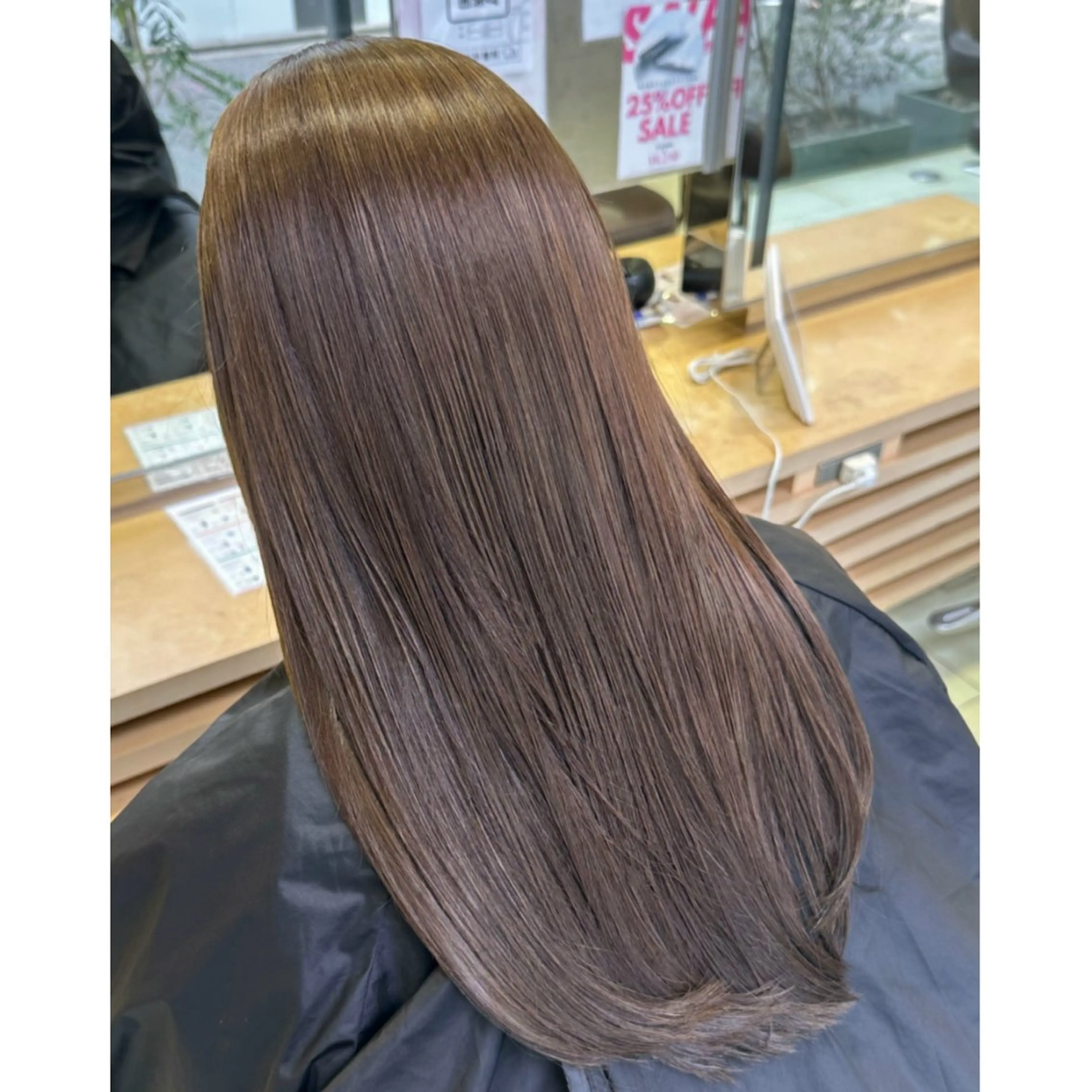 セミロング カラー 縮毛矯正/レイヤー /カラー🎀おぐりンのヘアスタイル