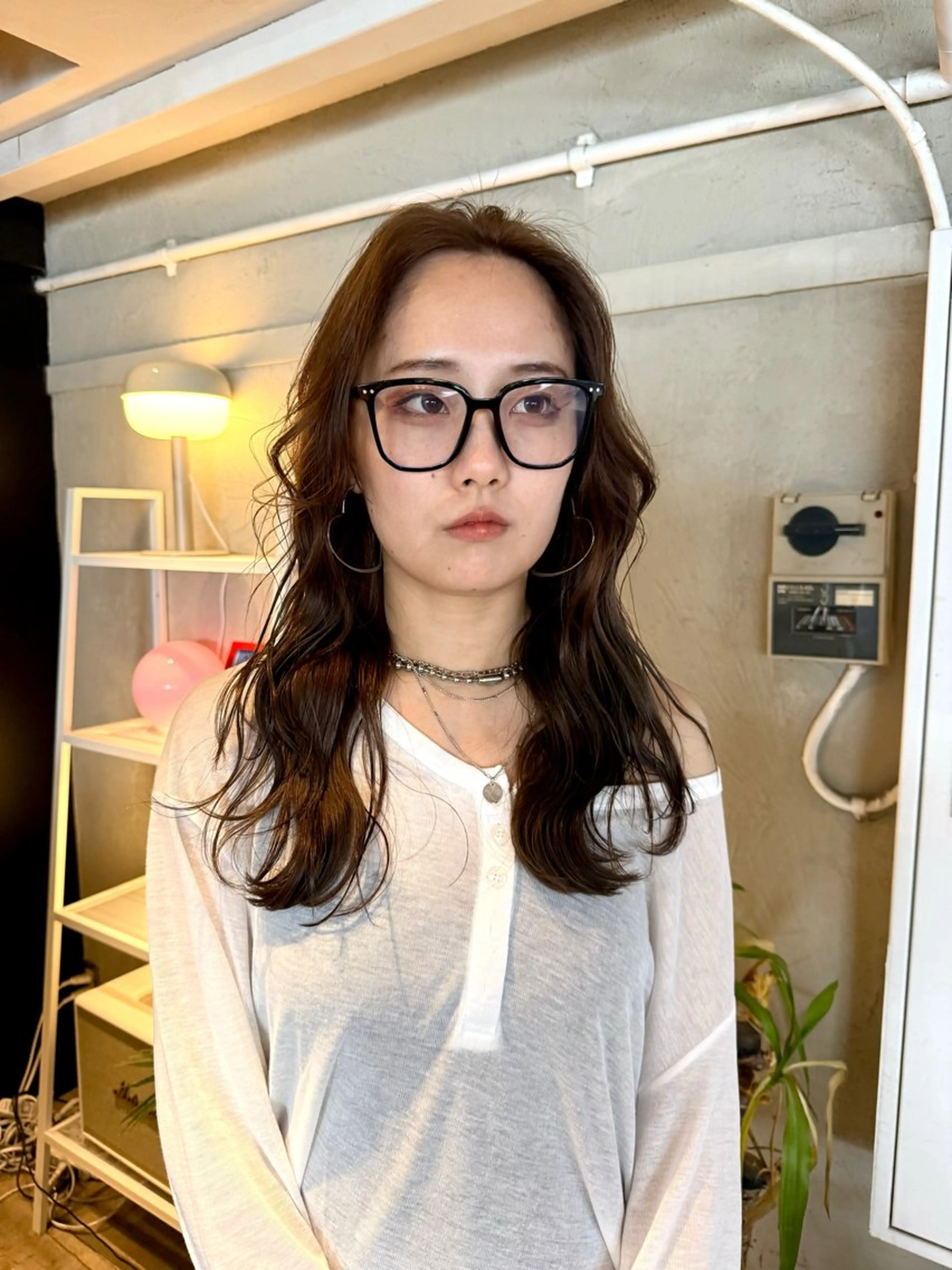 セミロング カラー ヘアアレンジ ヘアカラー トリートメント 海外/ハイトーン🪽 ☯️ami☯️のヘアスタイル