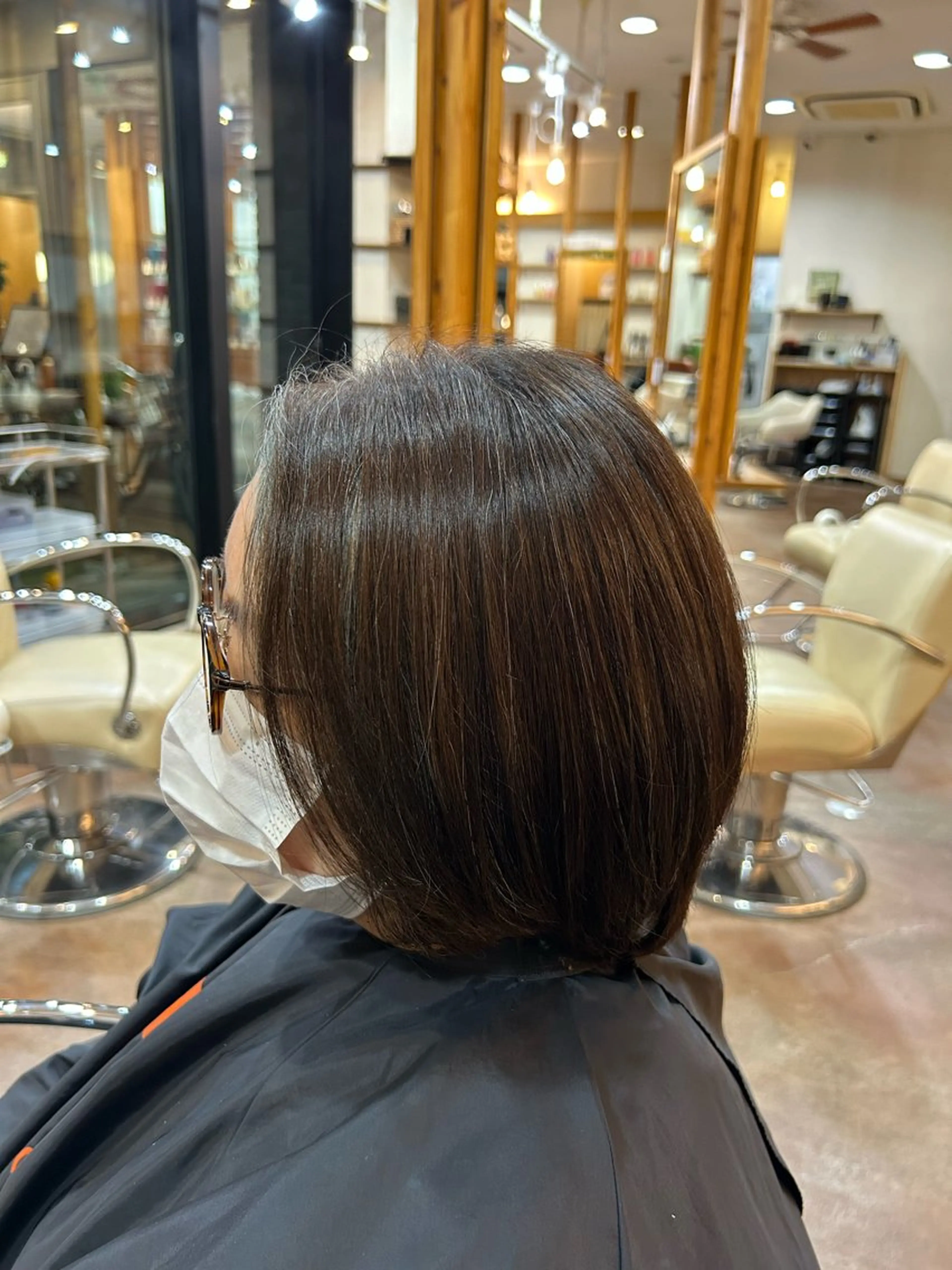 ミディアム ヘアカラー 三澤 朋希のヘアスタイル