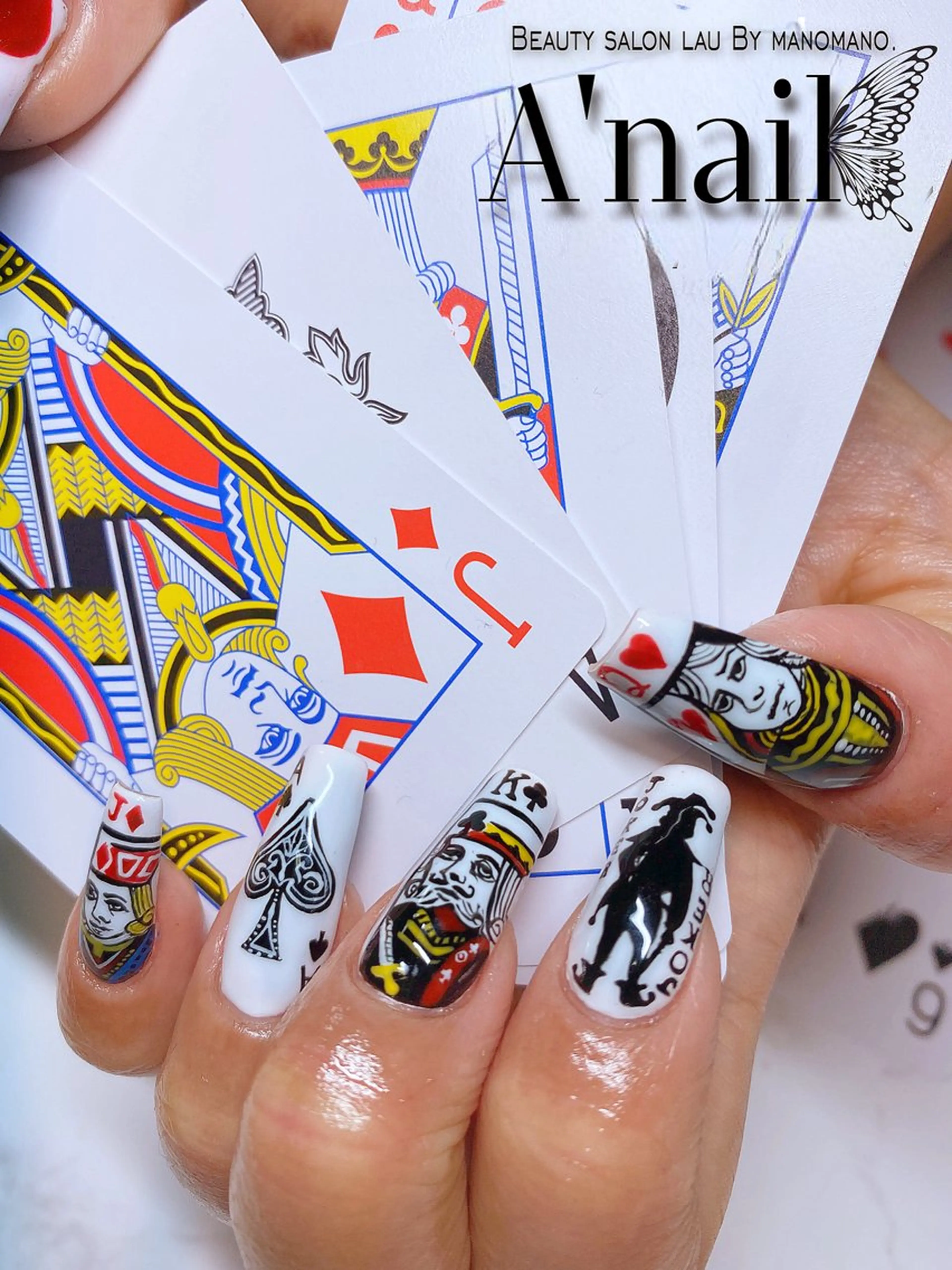 ネイル アートネイル ラウバイマノマノ✧ ARISSA🦋💜のネイルデザイン