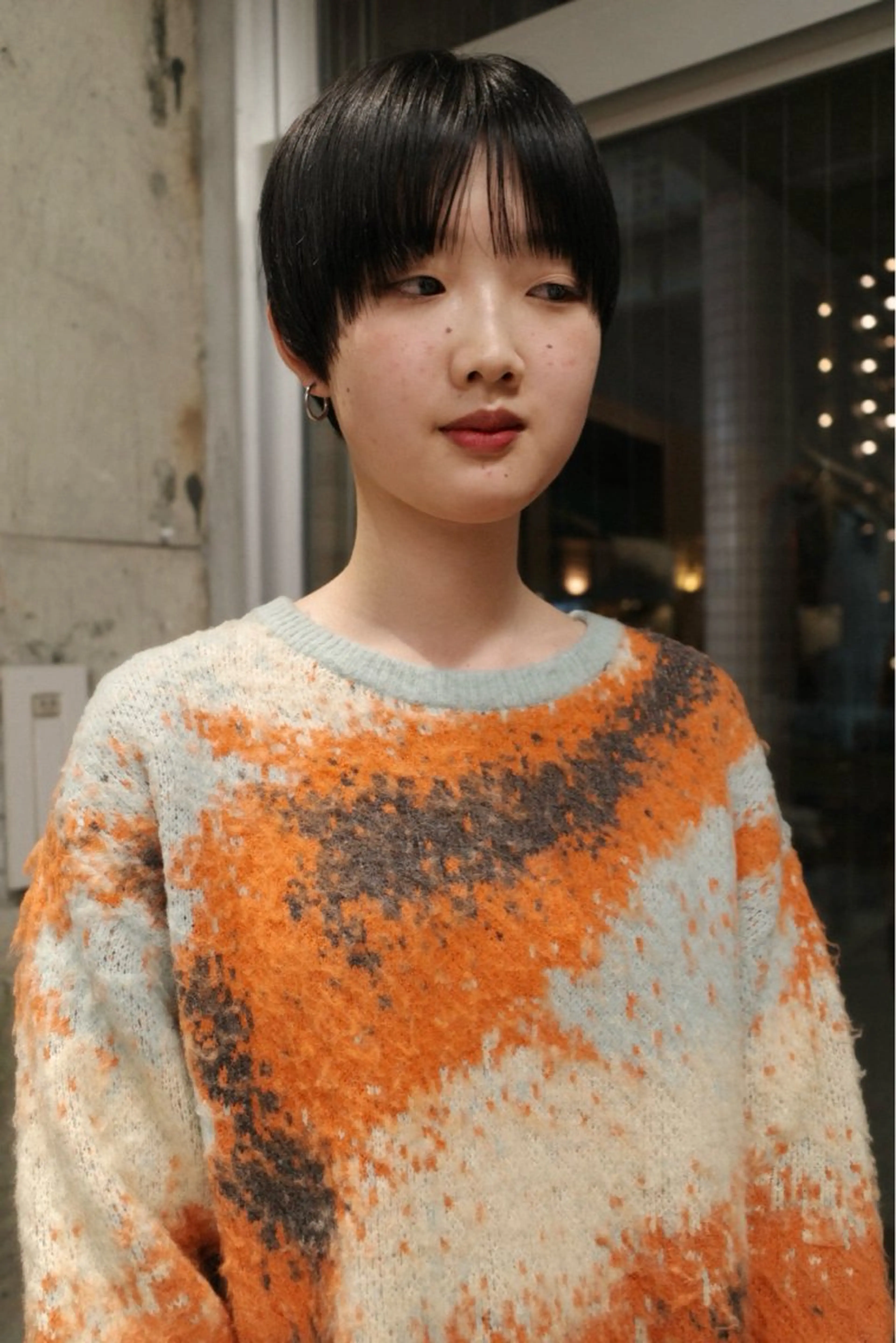 ショート 柔らかいオリーブ🍃 カラーNatsumiのヘアスタイル