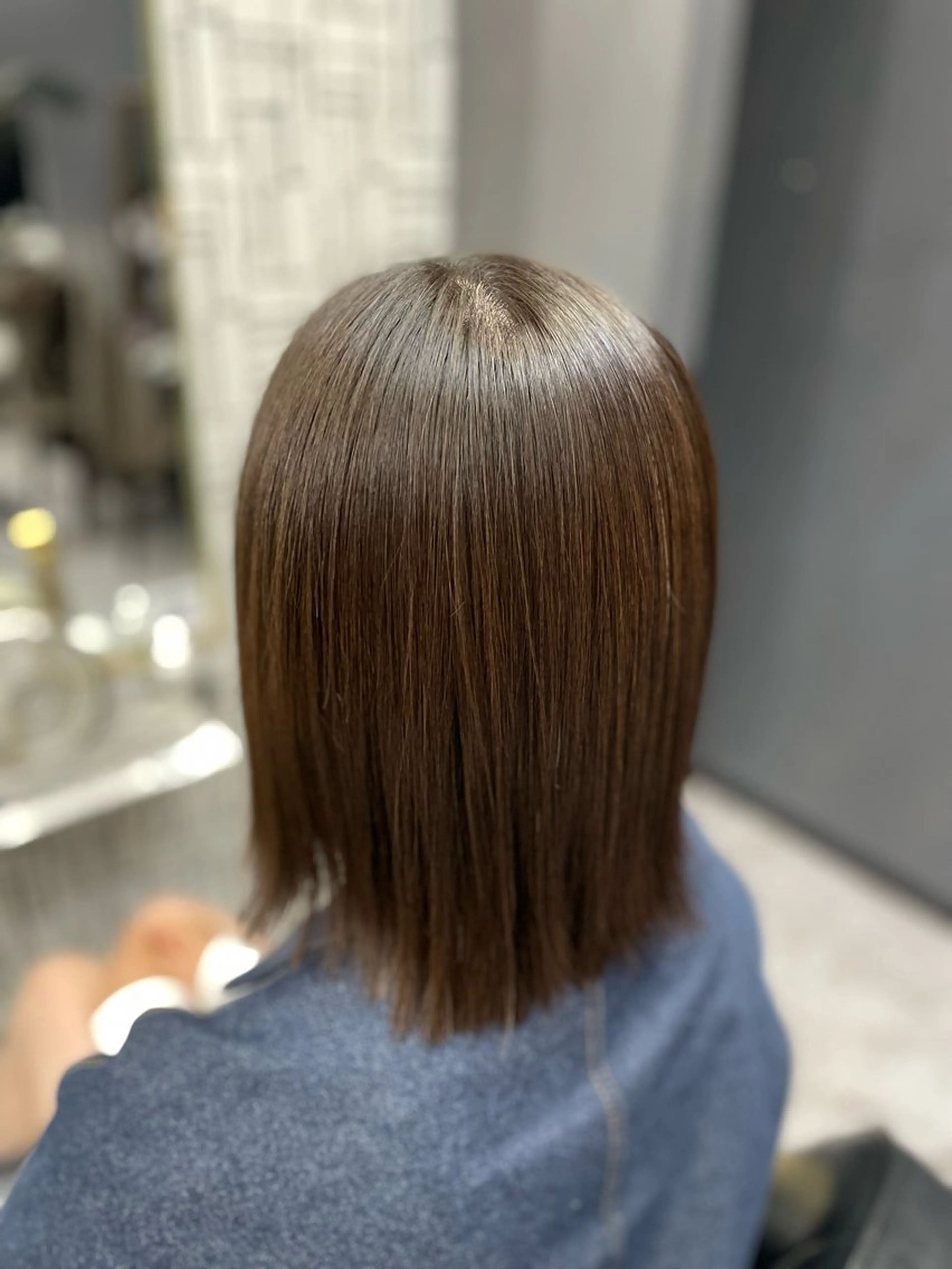 セミロング 縮毛矯正 カット 縮毛矯正 トリートメント 篠原 侑作のヘアスタイル