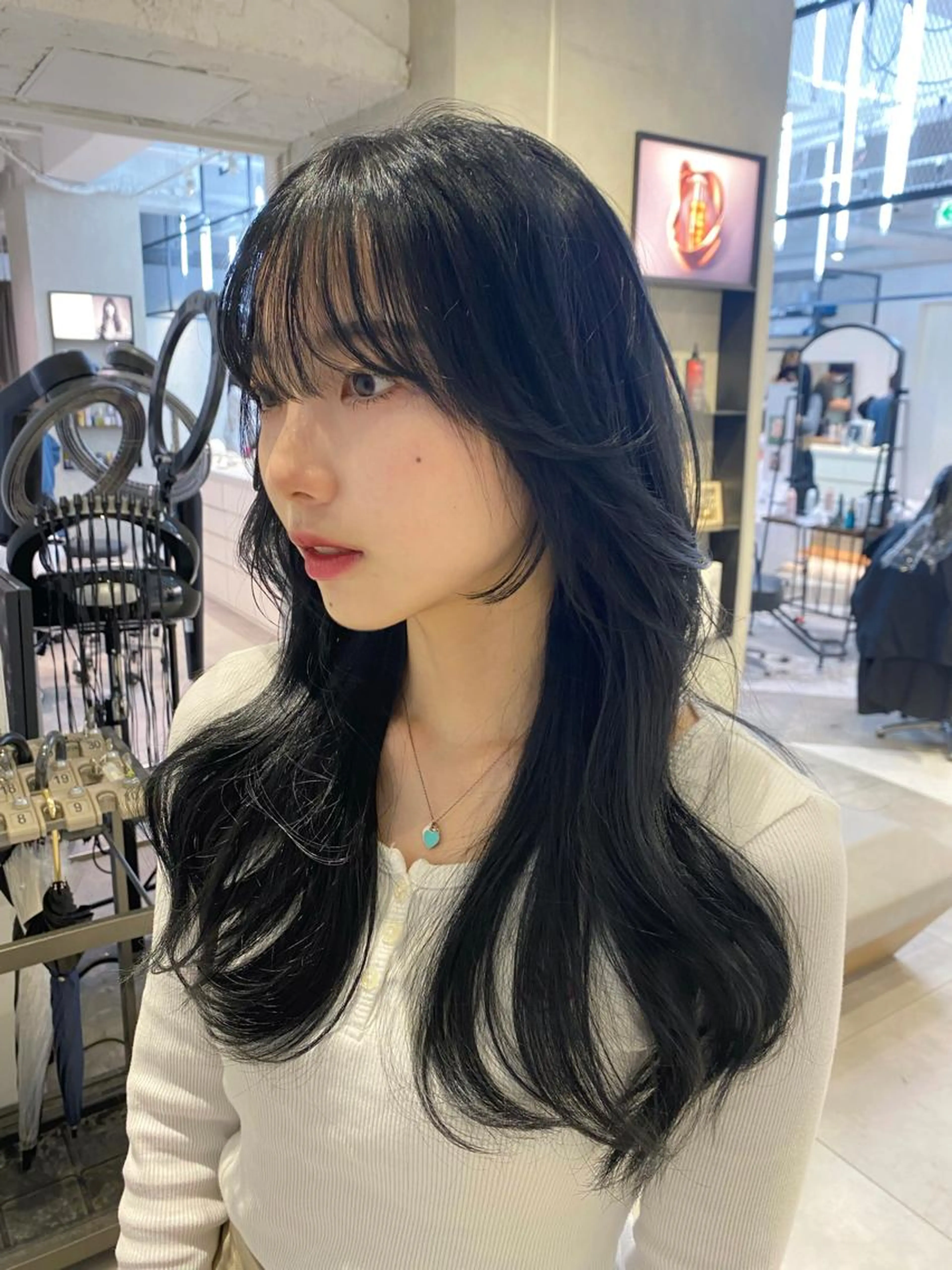 ♥️韓国風layer cut 🇰🇷♥️(ロングの方おすすめです)の写真