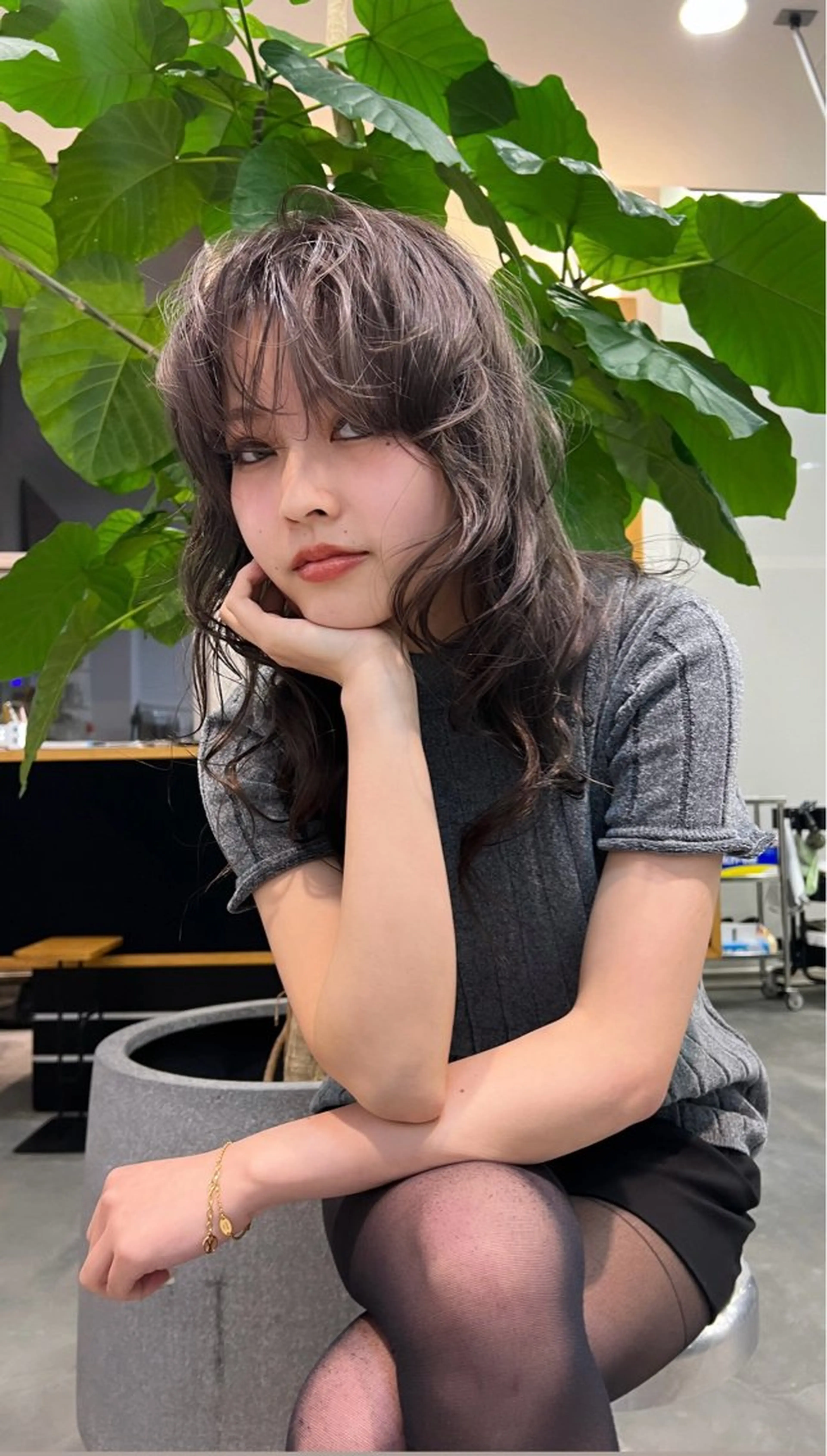 ✨艶髪✨ケアカラー＋極上トリートメント☘️の写真