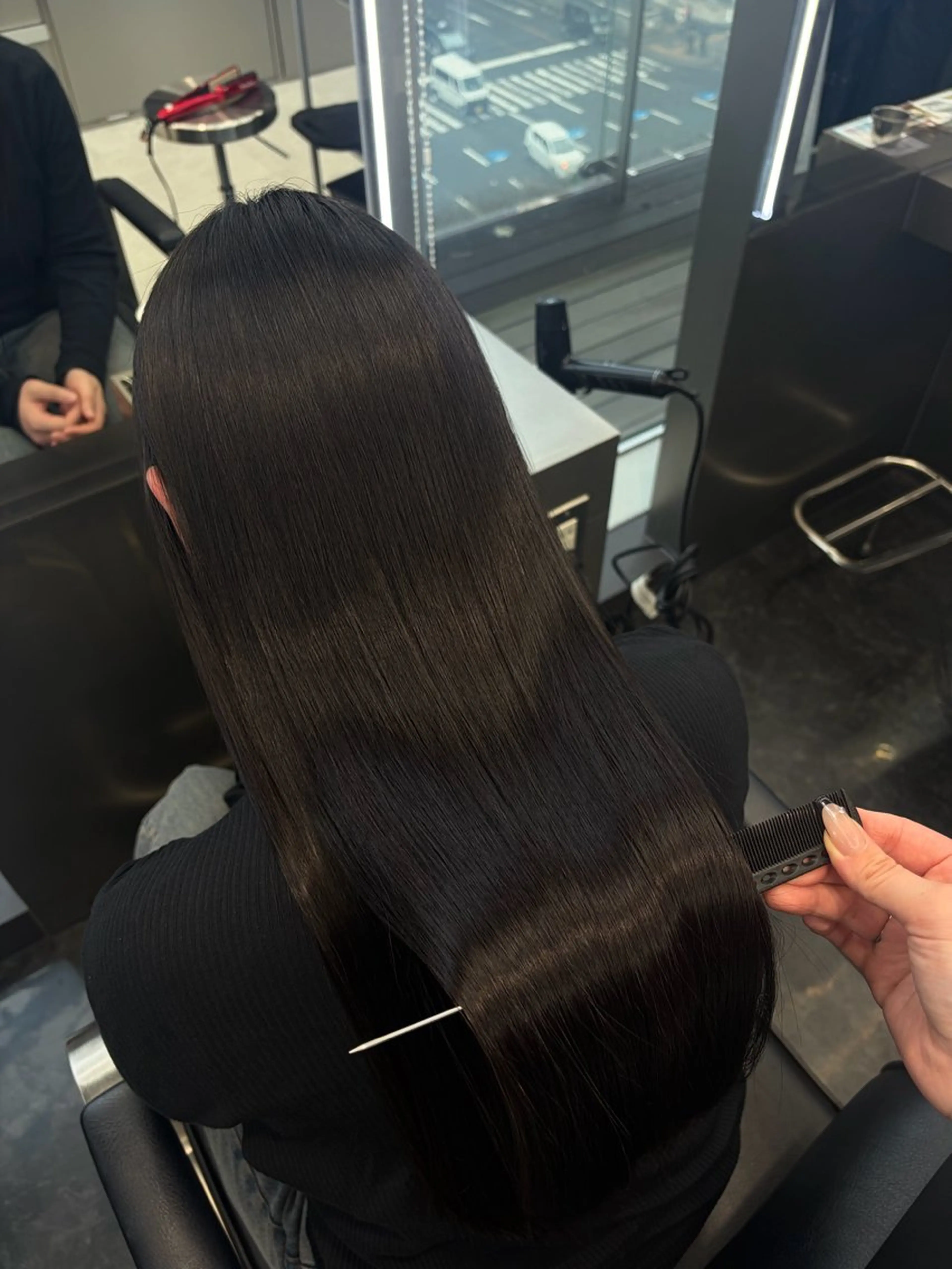 ロング カラー パーマ ヘアアレンジ メンズ 縮毛矯正 トリートメント ヘアセット 髪質改善/艶髪 /SARA💕のヘアスタイル