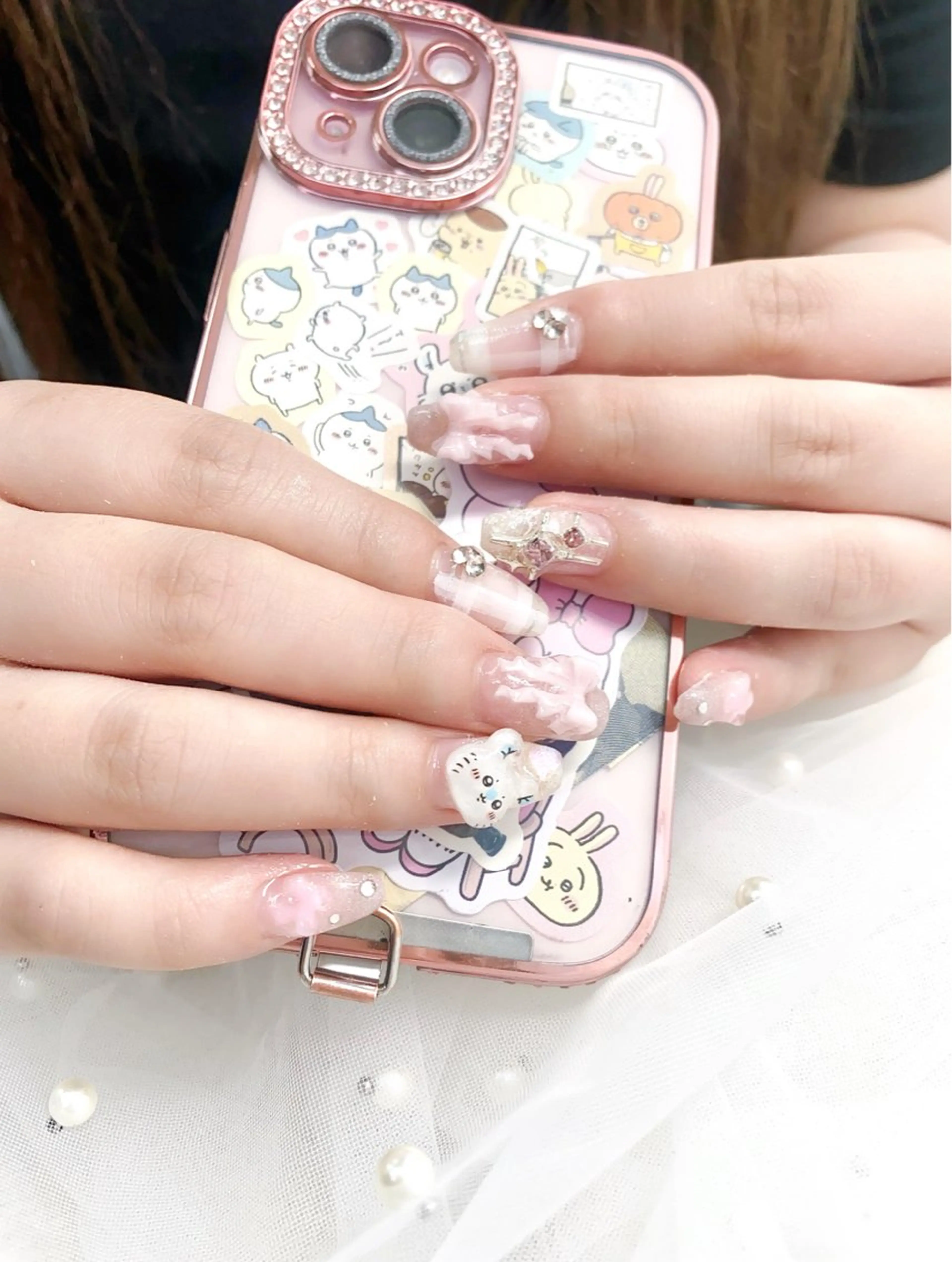 ネイル 持ち込み ハンドネイル フットネイル Nailsalon mui.所属・中家 亜紗子のネイルデザイン