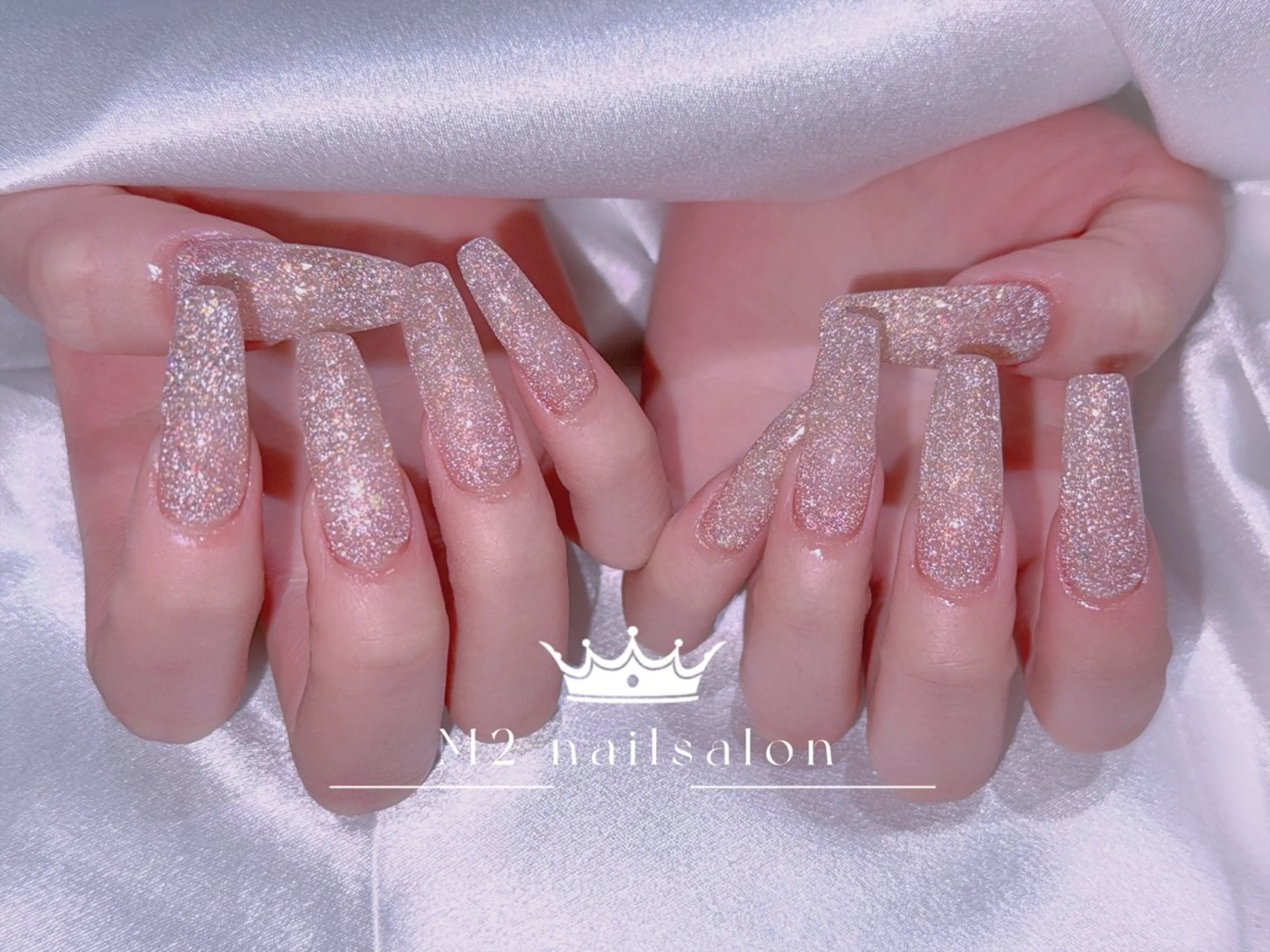 ネイル ジェルネイル 韓国ネイル マグネットネイル パラジェル ワンホンネイル ハンドネイル 長さだし専門店 M2　rikaのネイルデザイン