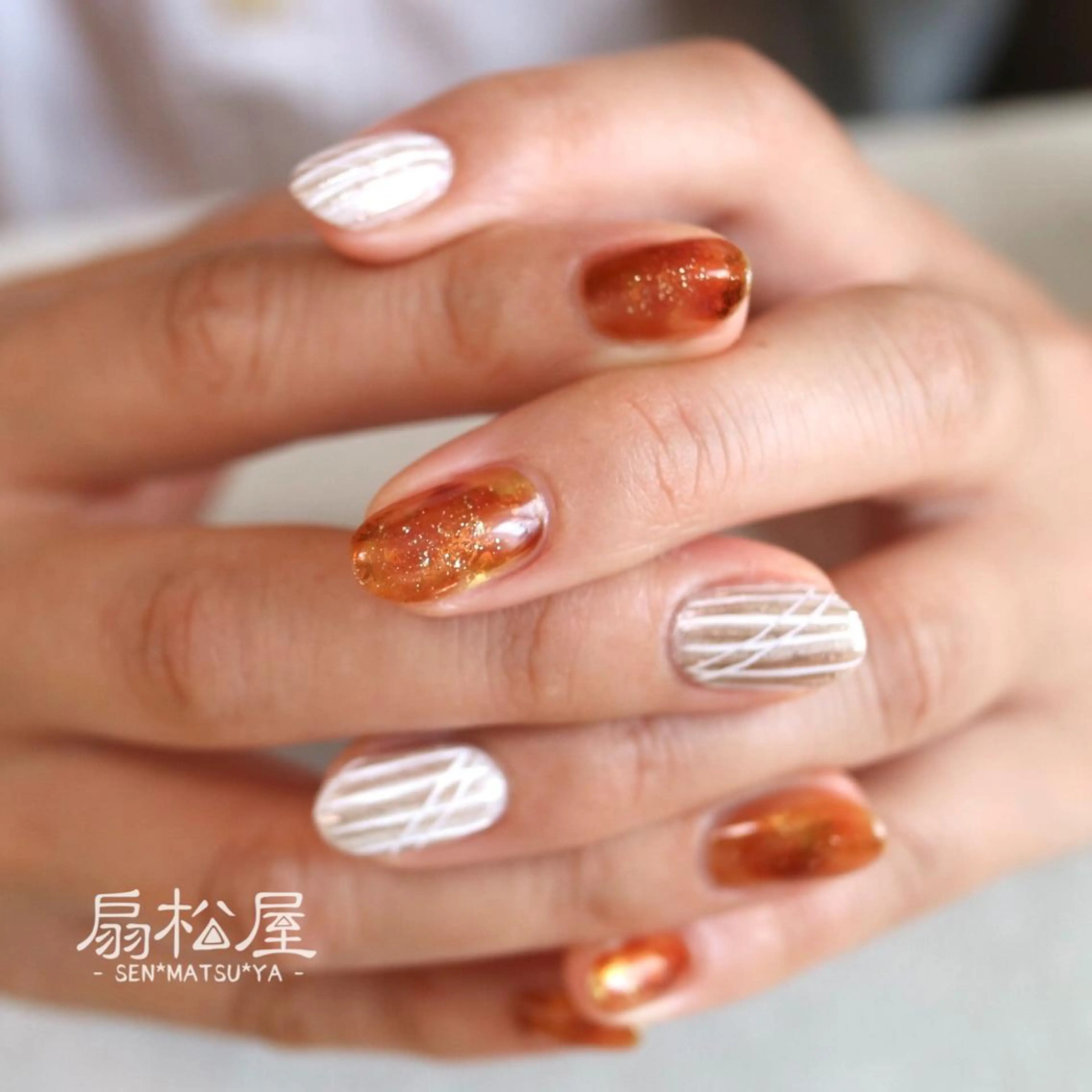 ネイル 扇松屋 marie.nのネイルデザイン
