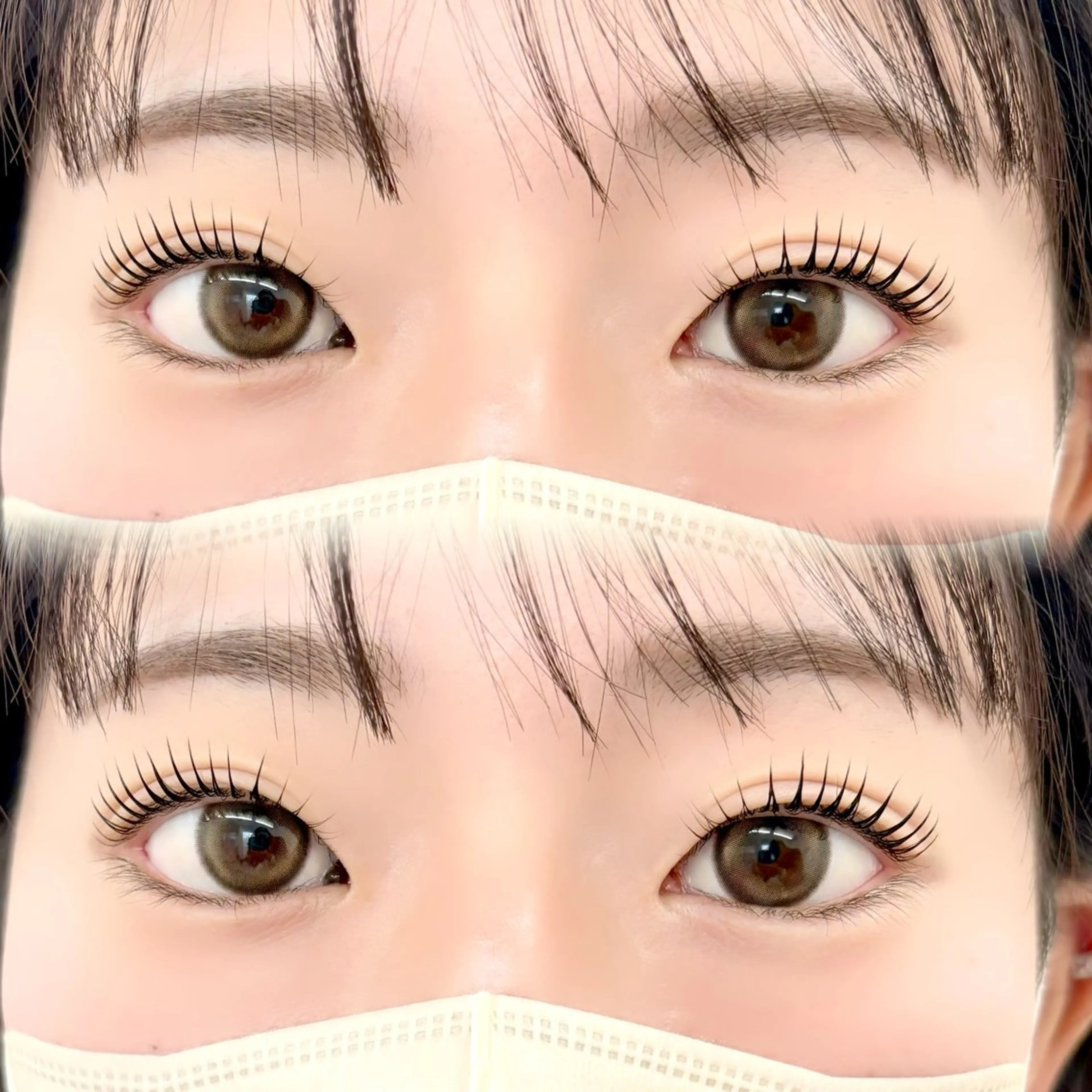 マツエク・マツパ 束感まつ毛 フラットラッシュ 韓国風マツエク ナチュラル まつげパーマ マツパ CLUTCH🫧 ayanoのマツエク・マツパデザイン