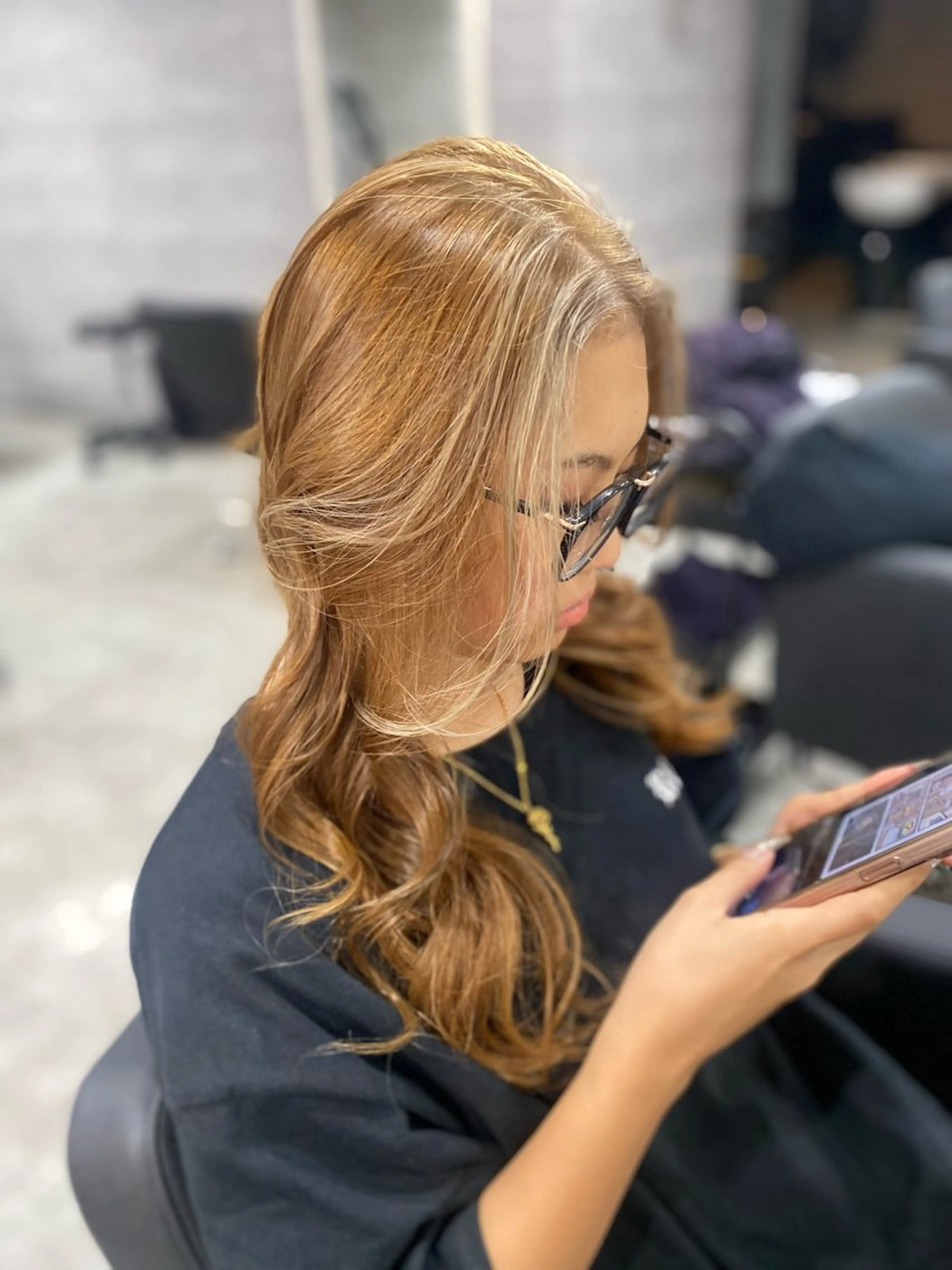 ロング カラー 山下 裕樹のヘアスタイル