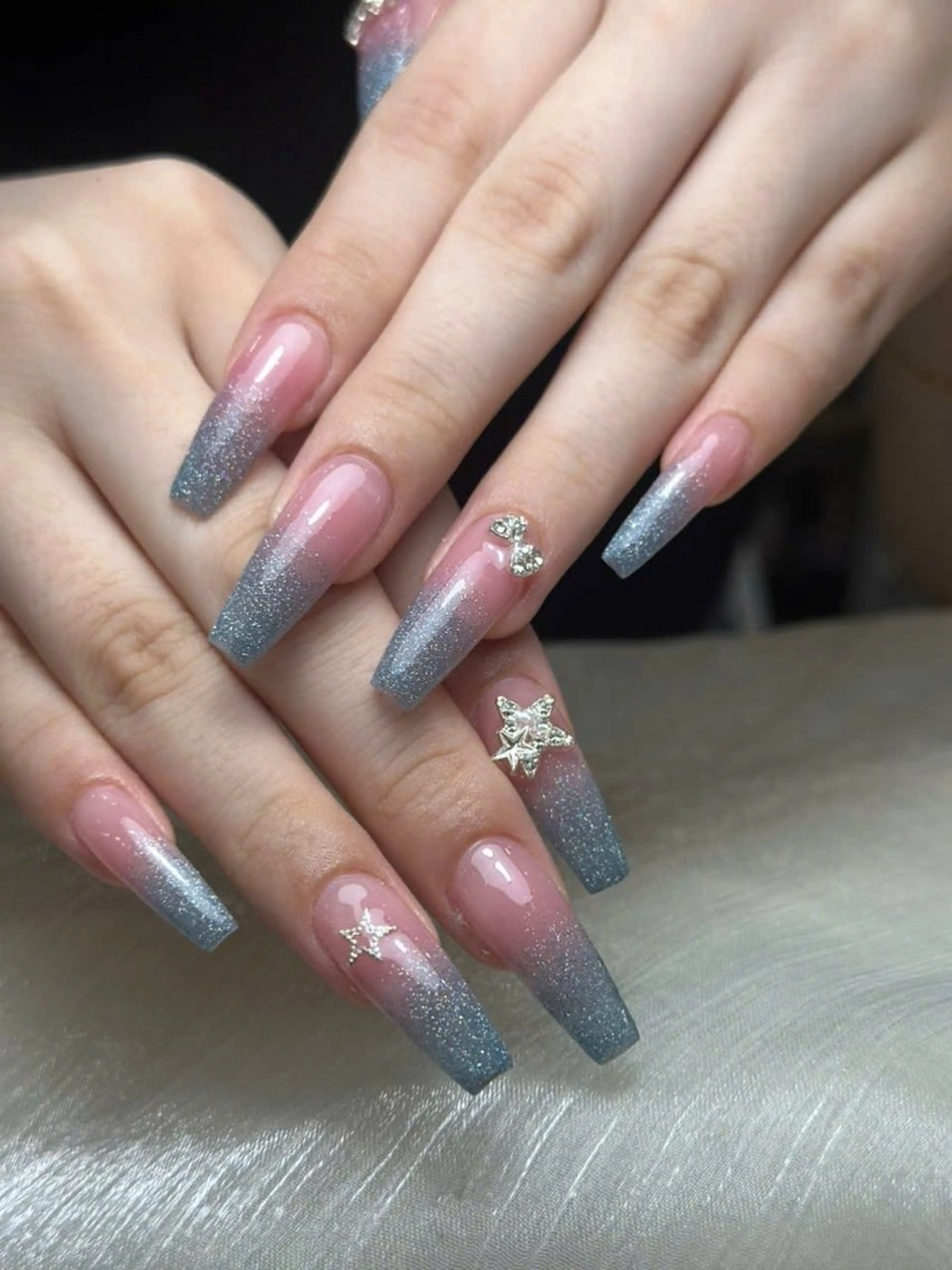 ネイル 長さ出し ジェルネイル 持ち込み オフィスネイル ワンカラーネイル ハンドネイル Michi_Nails_Salon所属・Michi Nail Staffのネイルデザイン