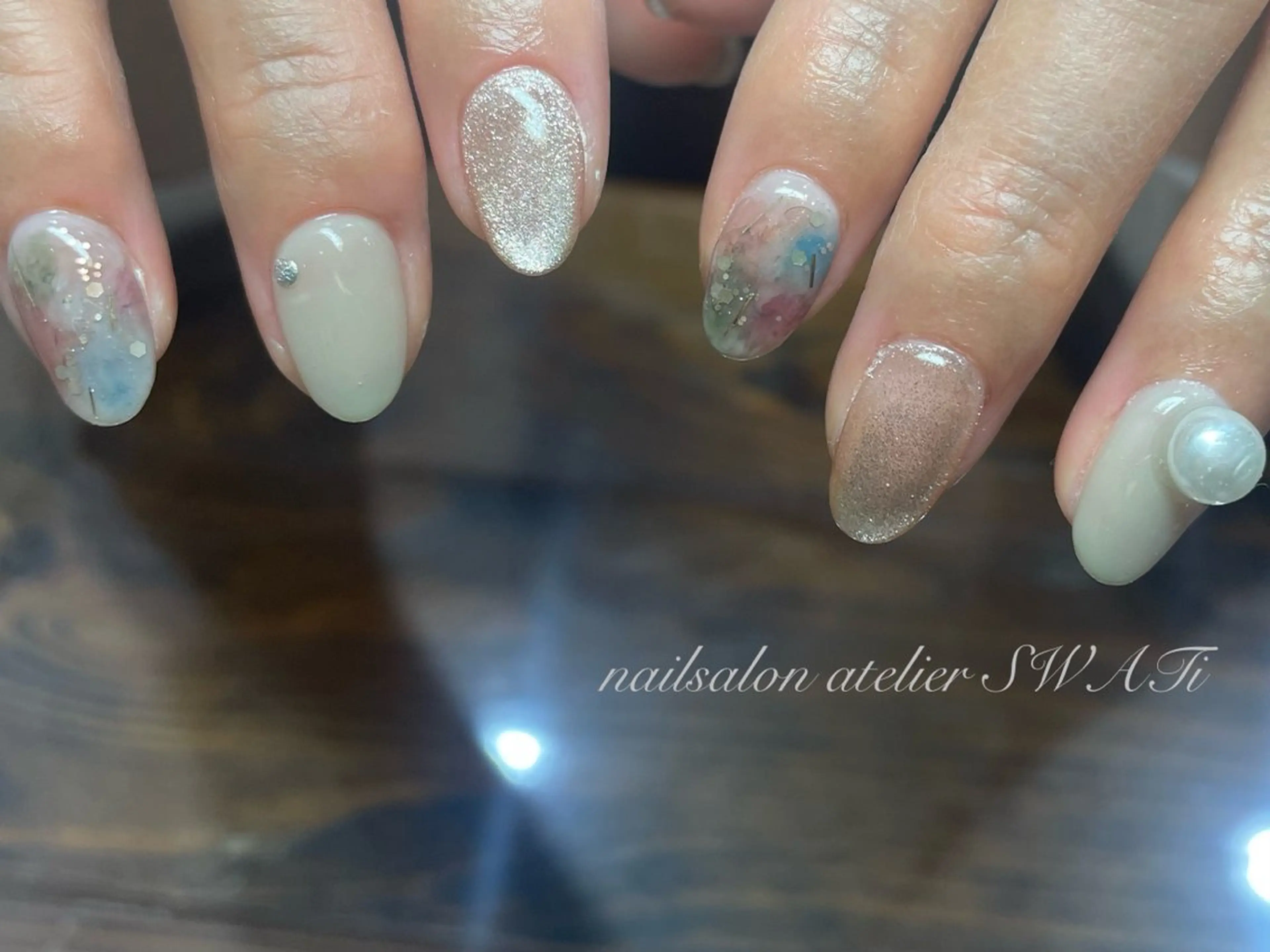 ネイル ヘアーサロン大野所属・nailsalon SWATiのネイルデザイン