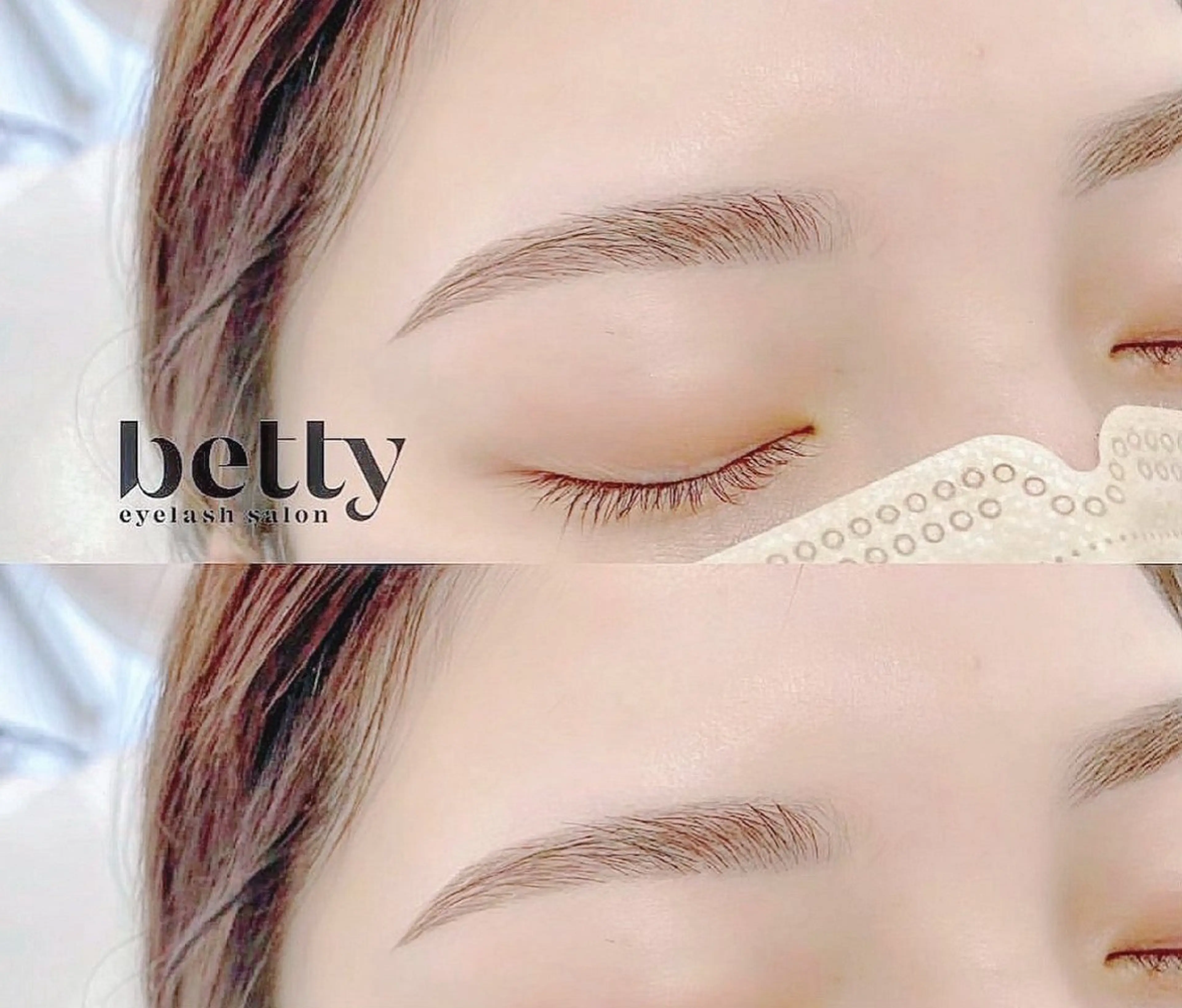 アイブロウモデルの写真