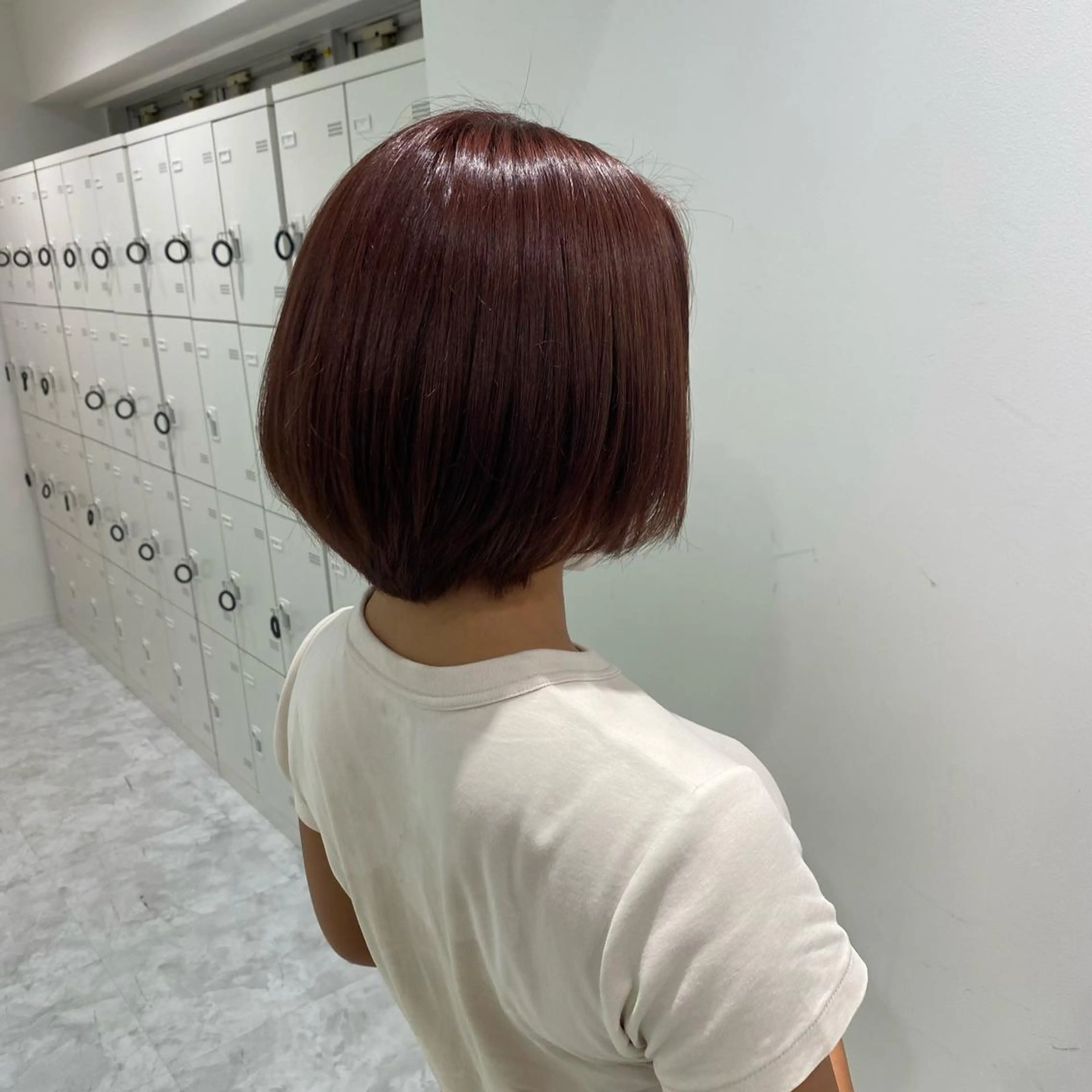 セミロング カラー パーマ ヘアアレンジ メンズ キッズ ネイル マツエク・マツパ ブラウンカラー ピンクカラー ピンクブラウン カラーマツエク ブラウン Lumo所属・💖横浜ブリーチなし 💖MIHOのヘアスタイル