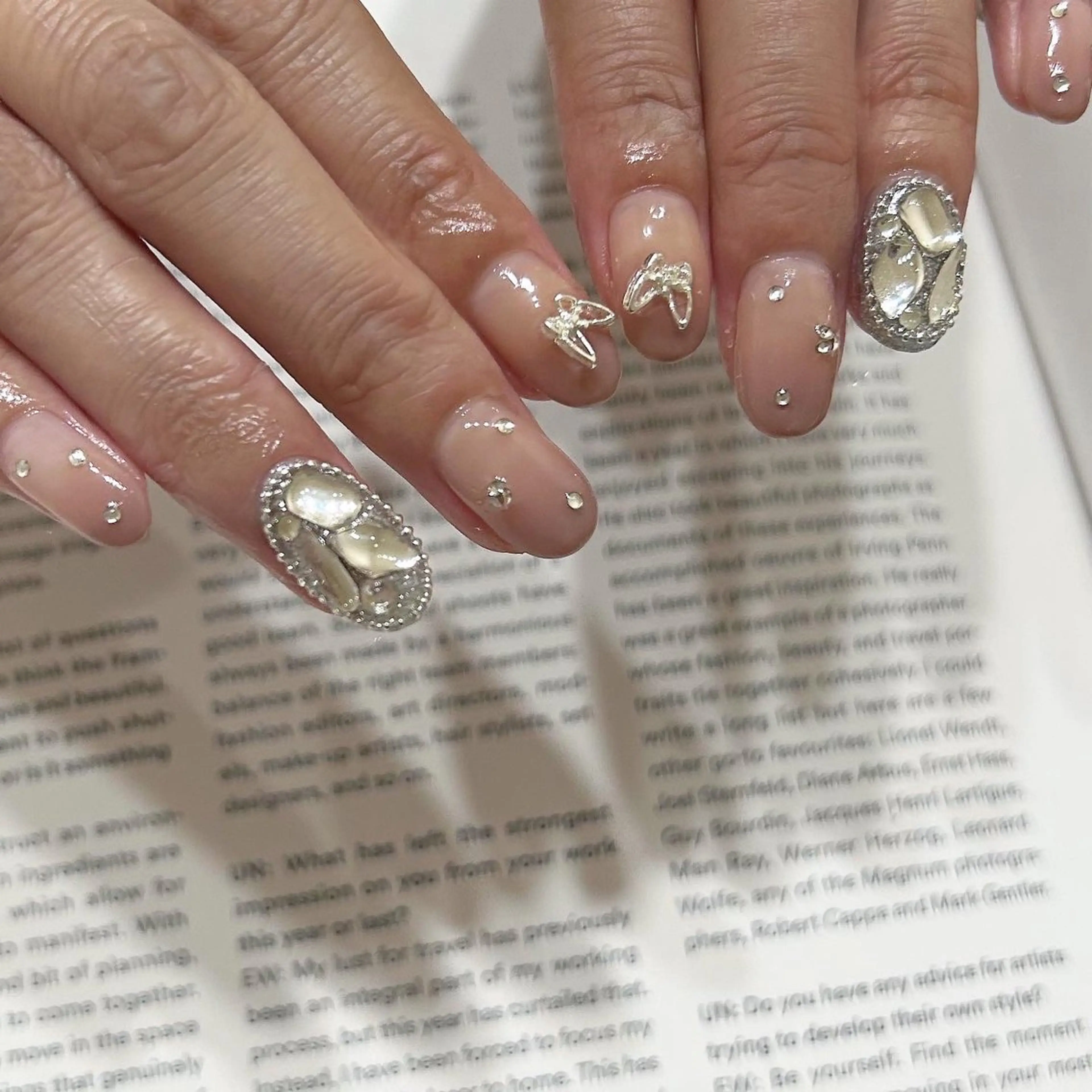 ネイル ブルー フットネイル ジェルネイル キラキラネイル 韓国ネイル RooM -produce by maynail-所属・RooM -mizuki-のネイルデザイン