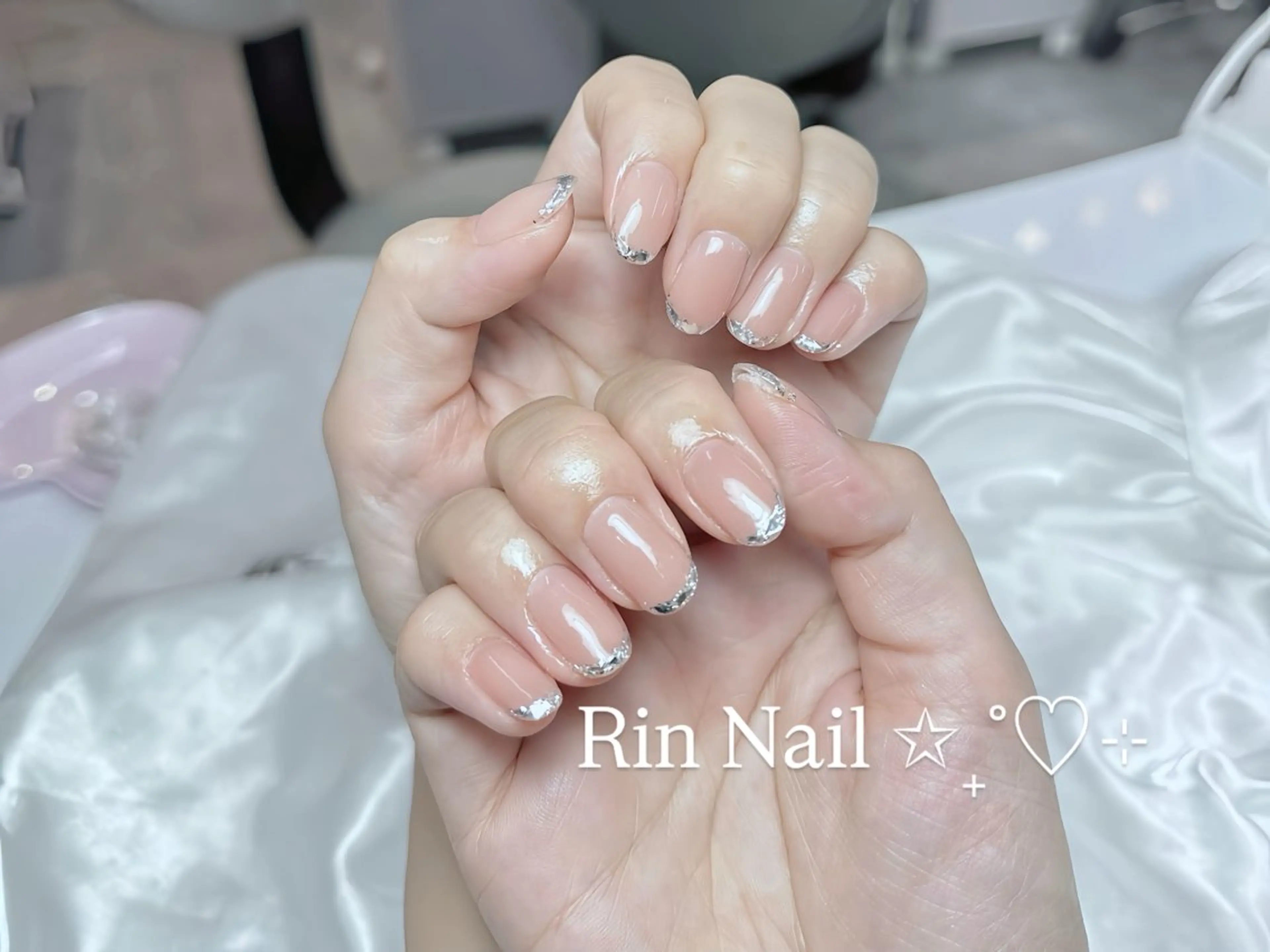 ネイル 成人式 ロングネイル ネイルチップ ハンドネイル Rin Nail 新大久保店のネイルデザイン