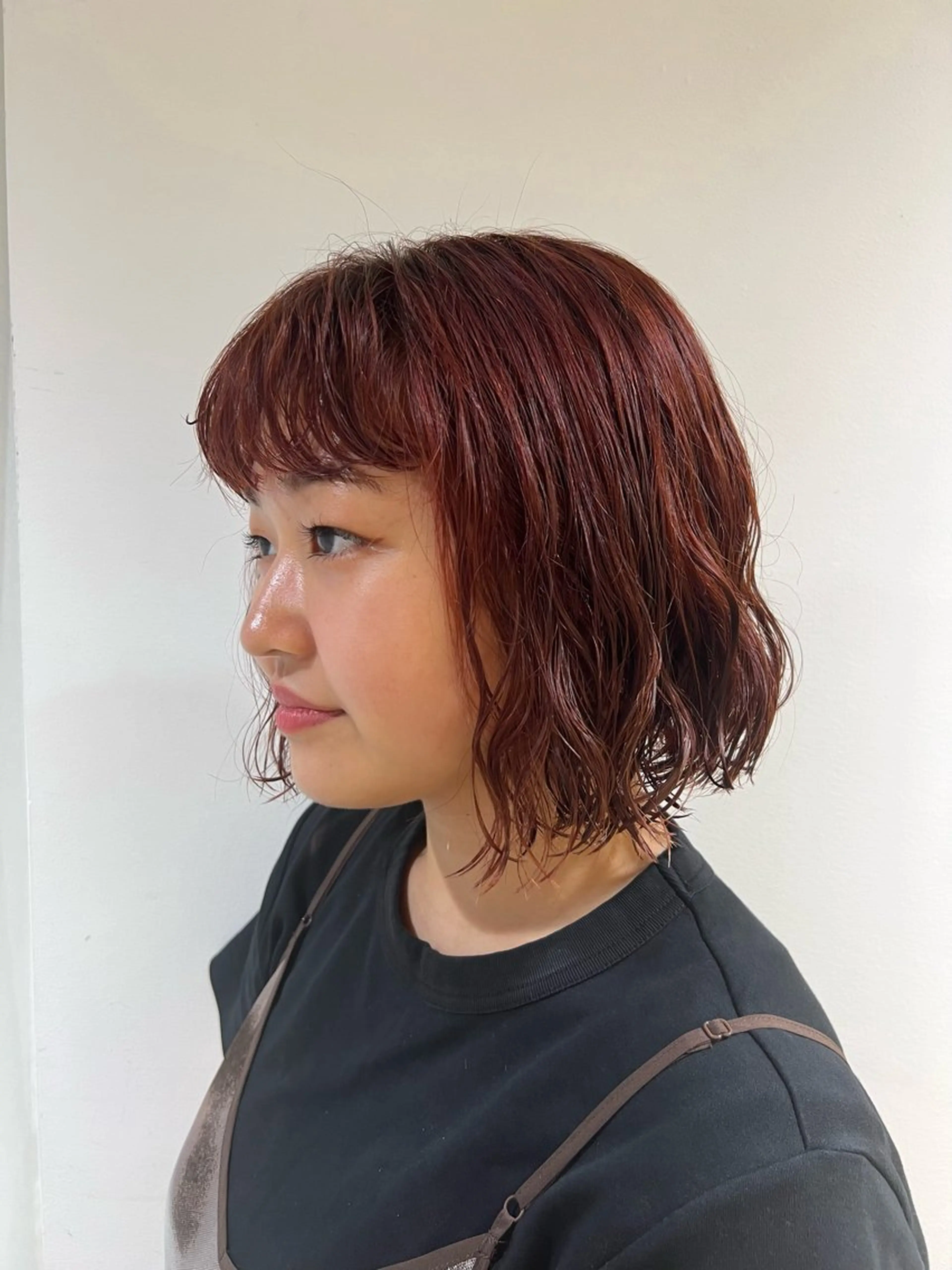 ショート カラー パーマ 🍒 Rino 🍒 カットモデル募集中のヘアスタイル