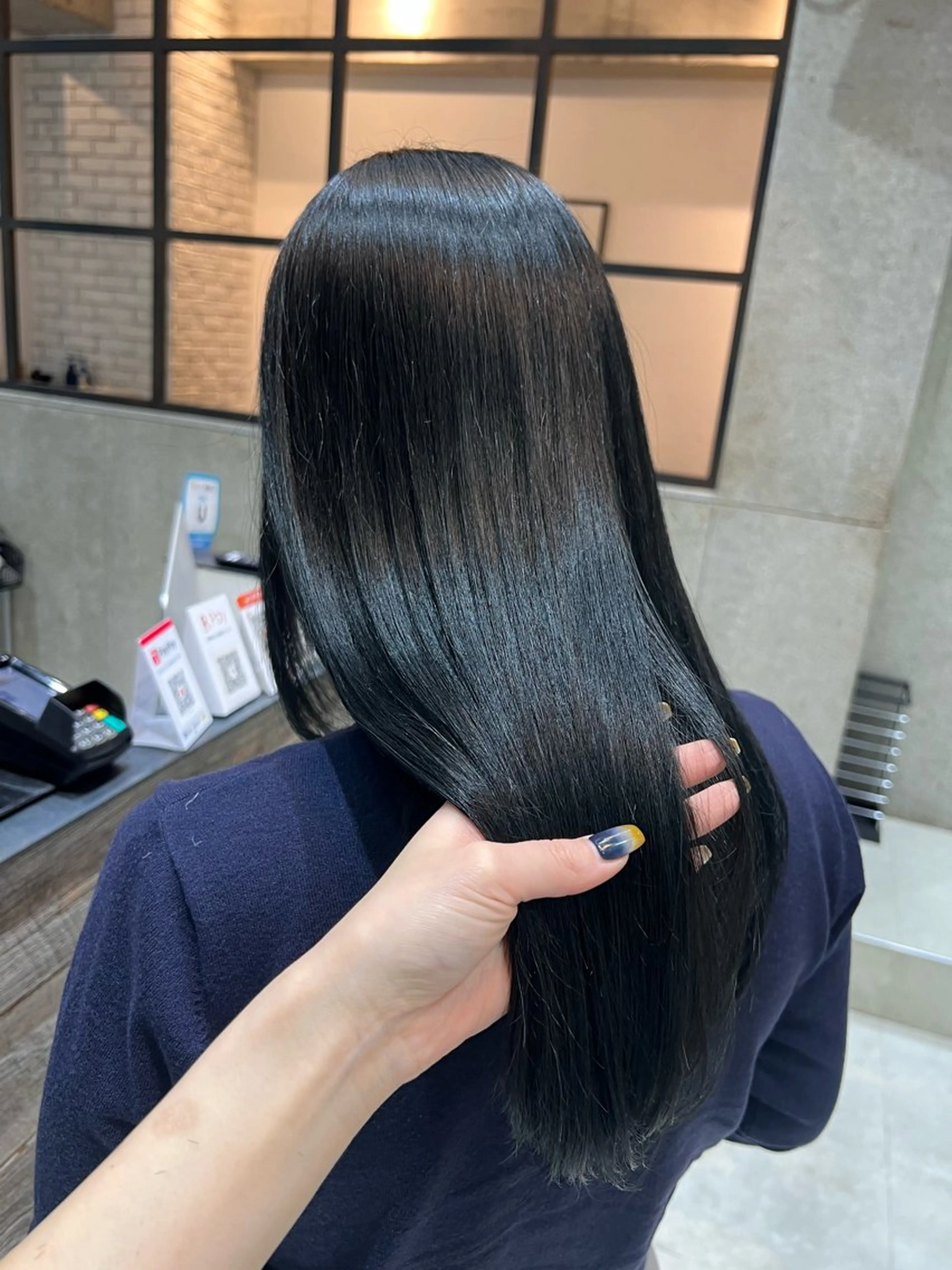 ロング カラー アディクシーカラー 髪質改善 トリートメント カット ヘアカラー トリートメント 🌿ニュアンス/髪質 改善🌿Fukudaのヘアスタイル