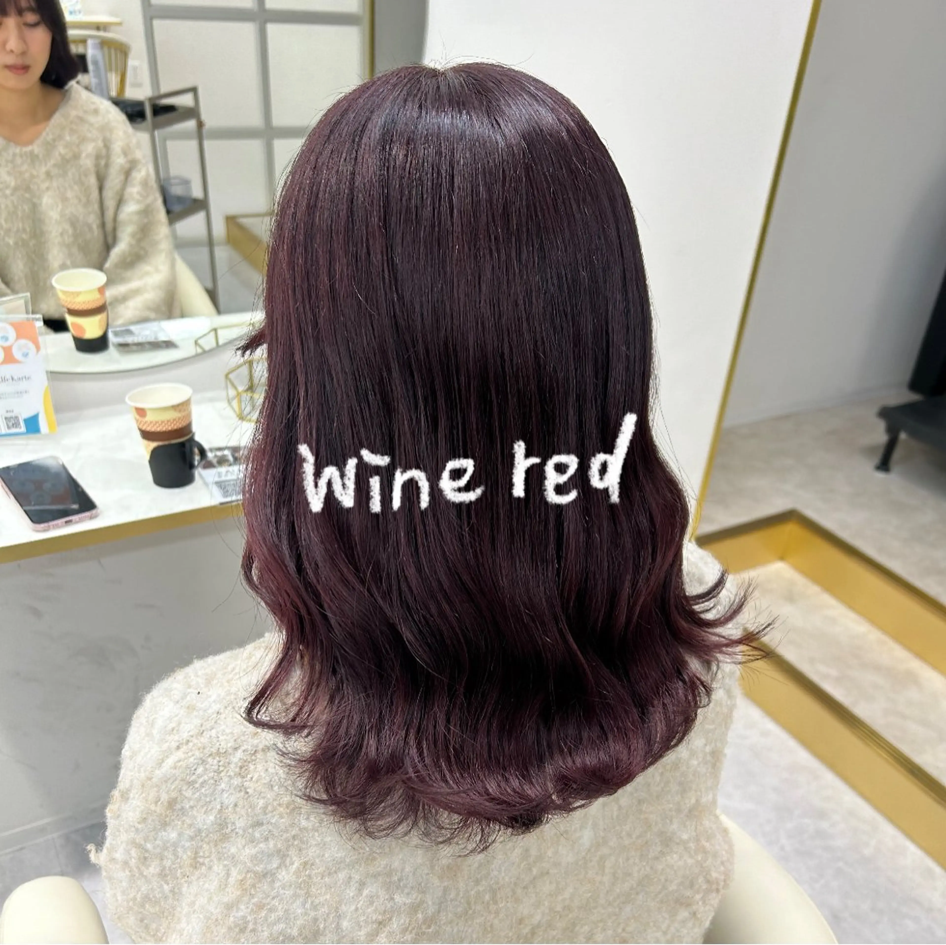 ミディアム カラー ヘアカラー 🧃暖色カラー/🪷 アレンジ/　yunaのヘアスタイル