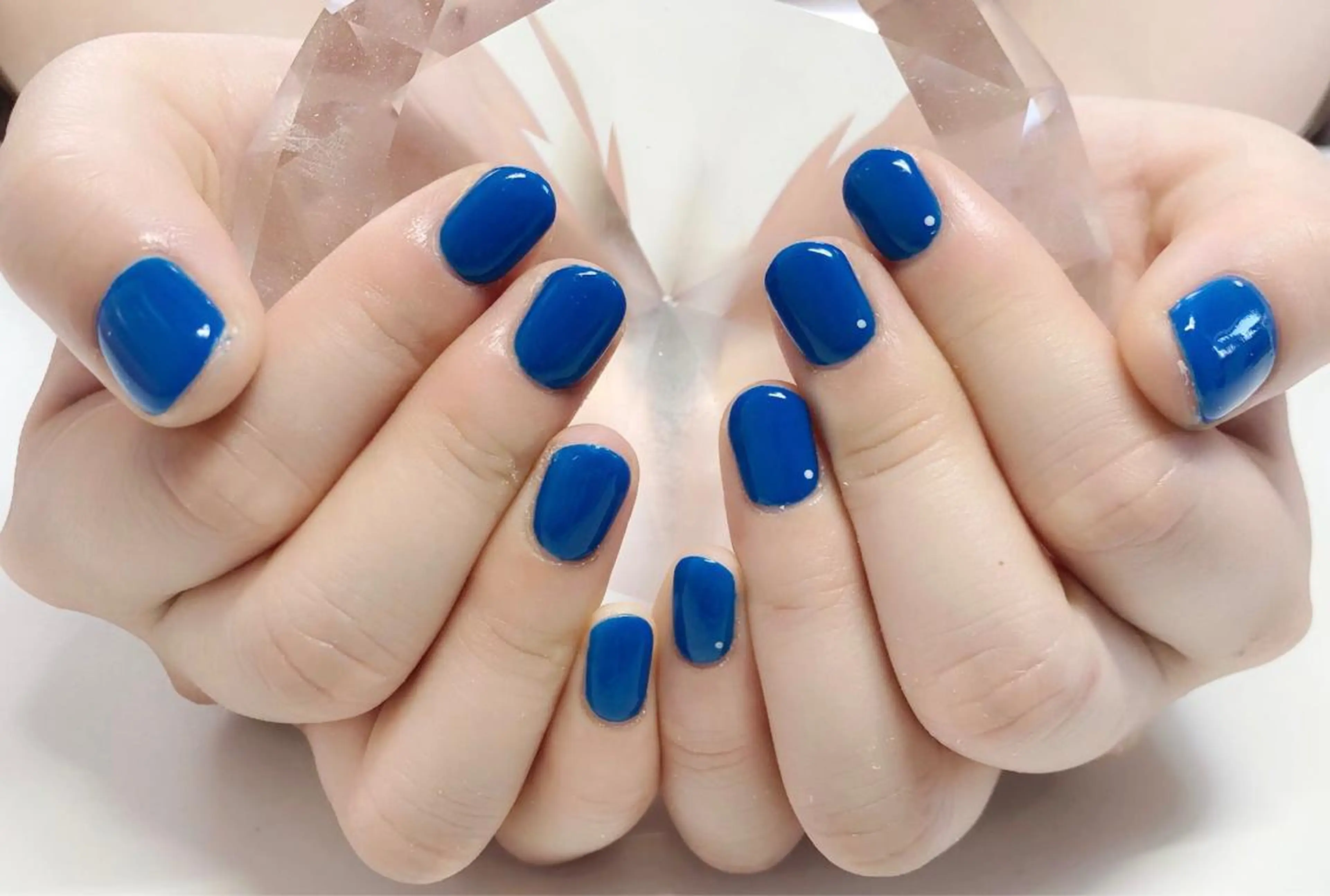 ネイル ブルー ハンドネイル Rindo.ネイル ♡耳つぼジュエリーのその他イメージ