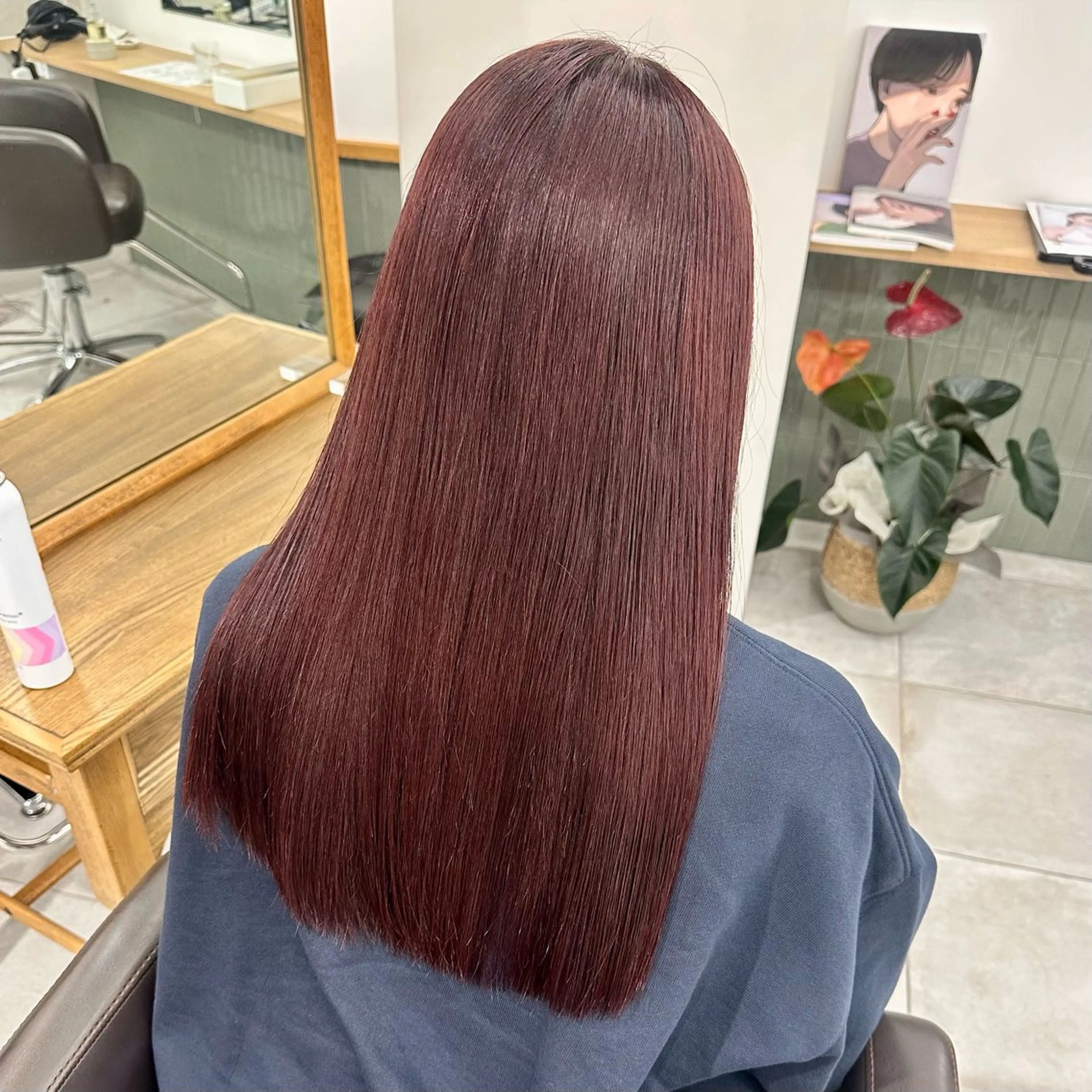 セミロング カラー カット ヘアカラー トリートメント ブリーチなし/レイヤ ー特化🌈Tommyのヘアスタイル