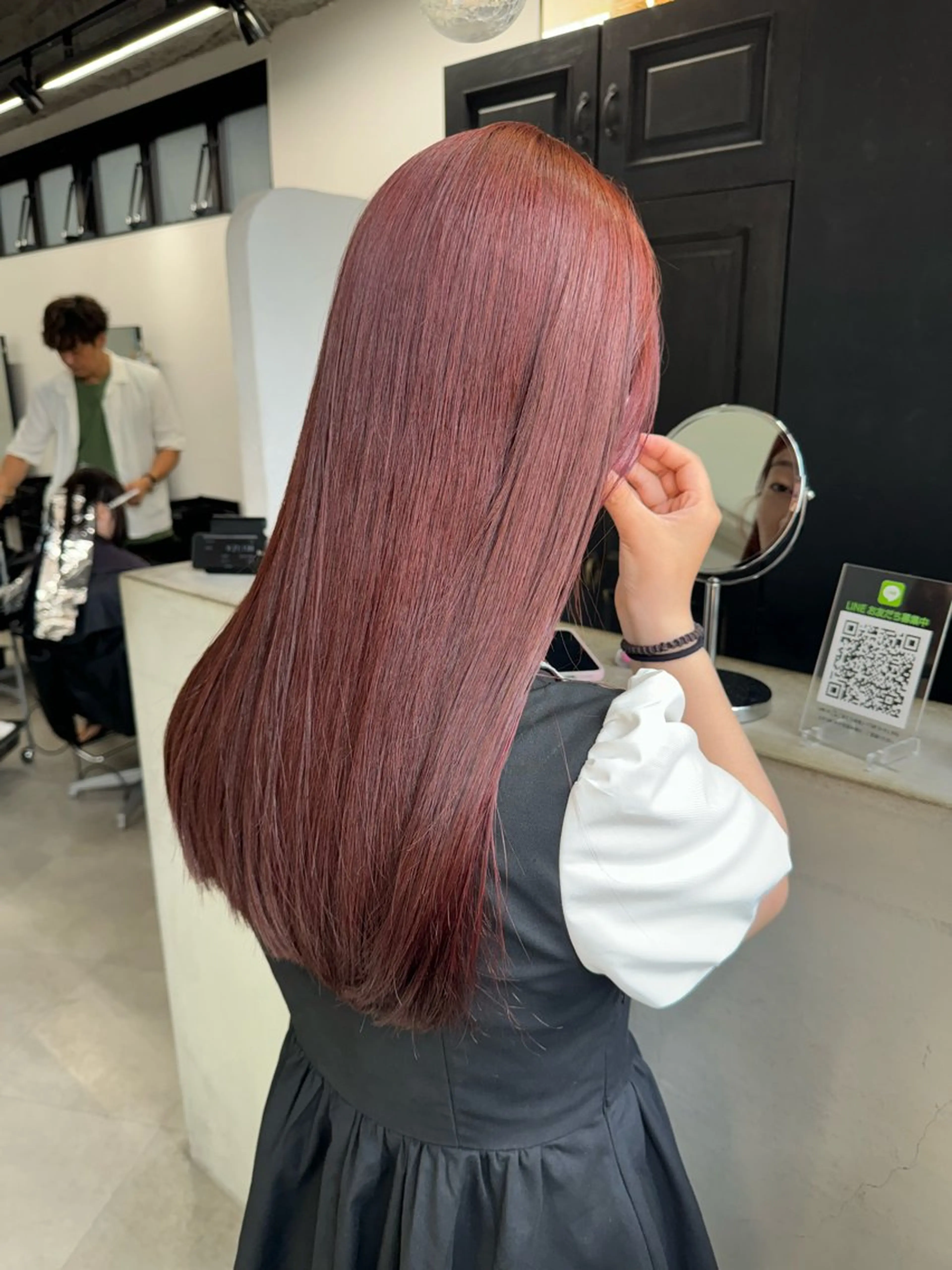 ミディアム ヘアカラー トリートメント Rico / bob/グレージュのヘアスタイル