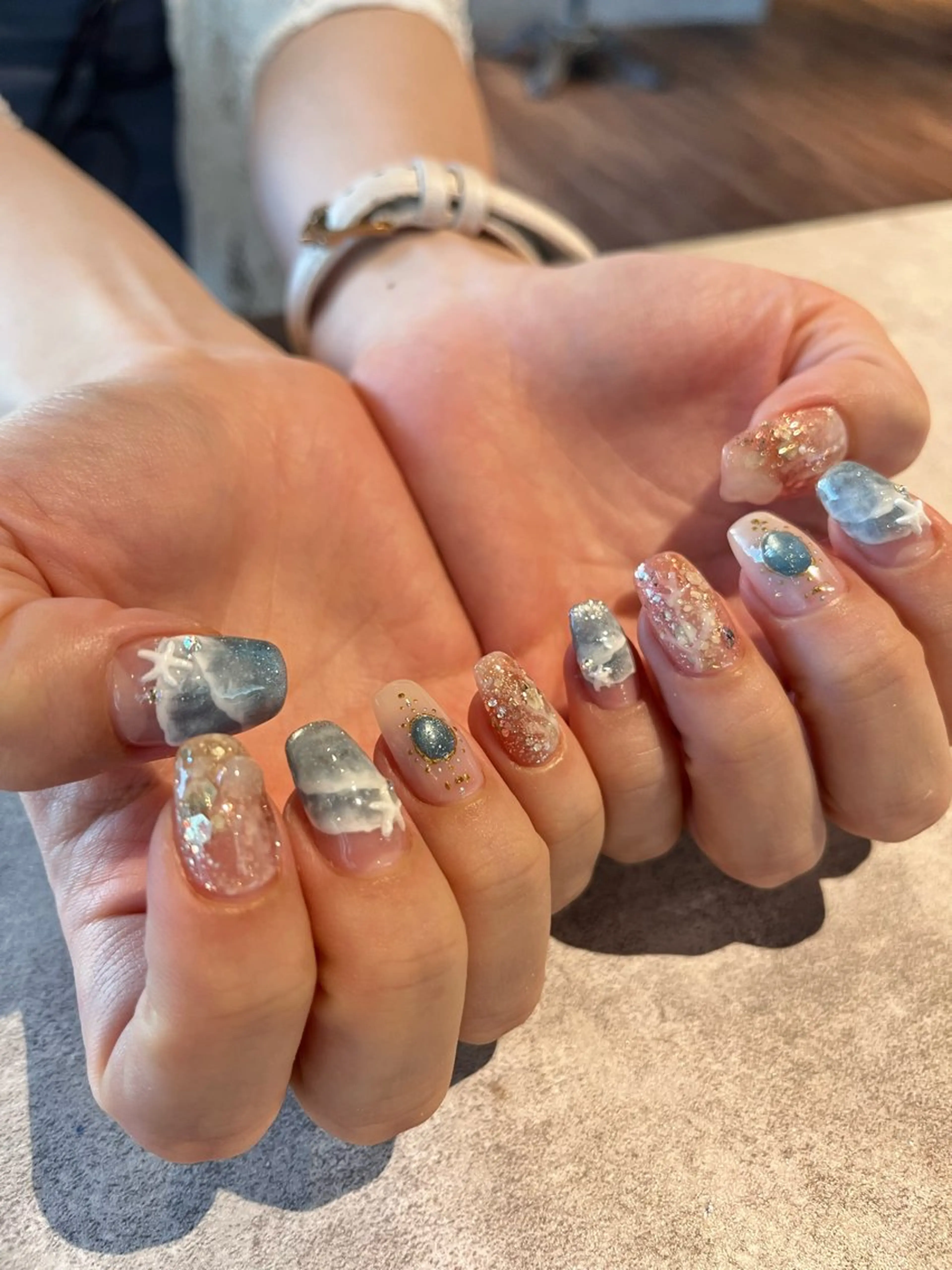 ネイル FUKA🌞 je belle 三鷹のネイルデザイン