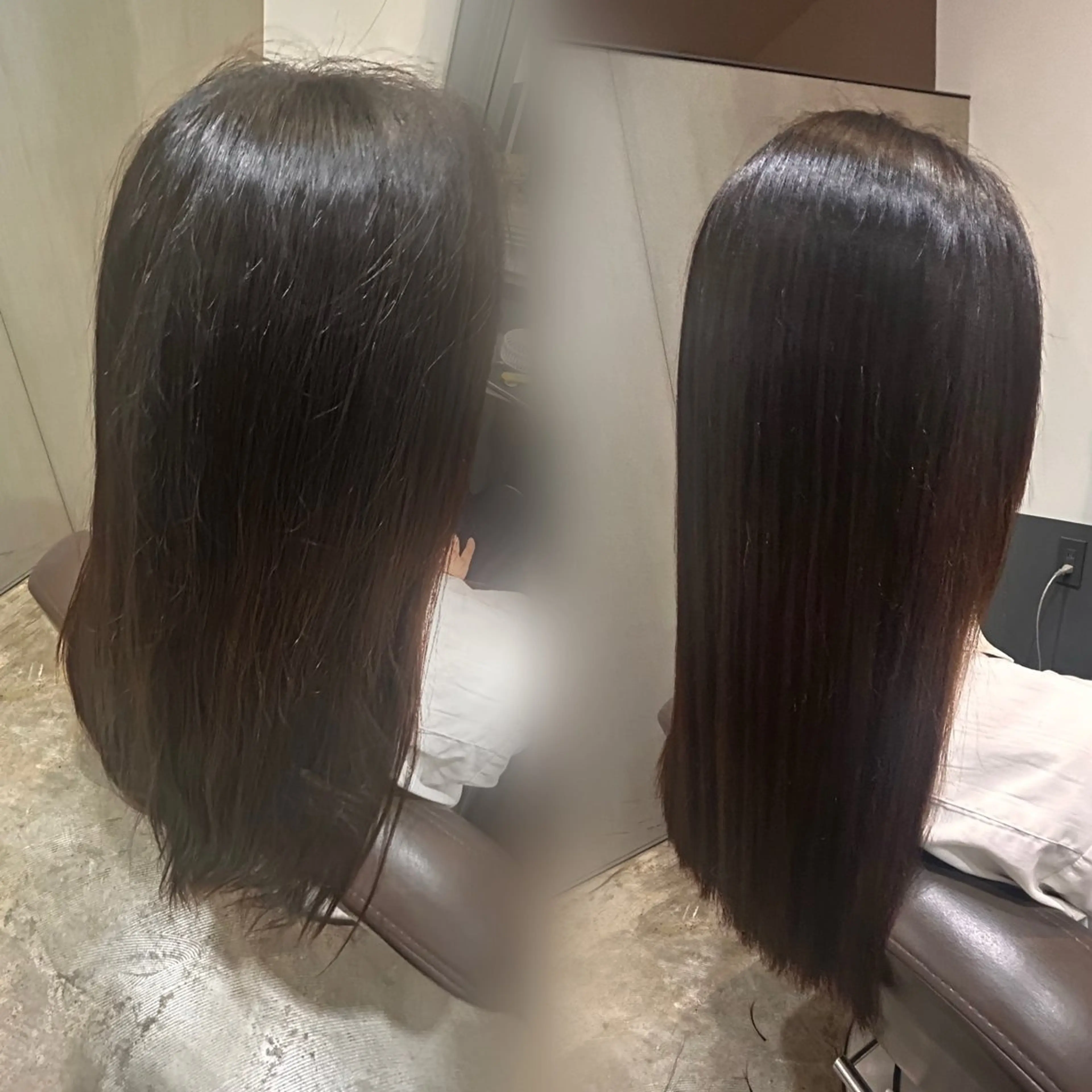 ロング カット 縮毛矯正 Rapport 千聖🦅💕のヘアスタイル