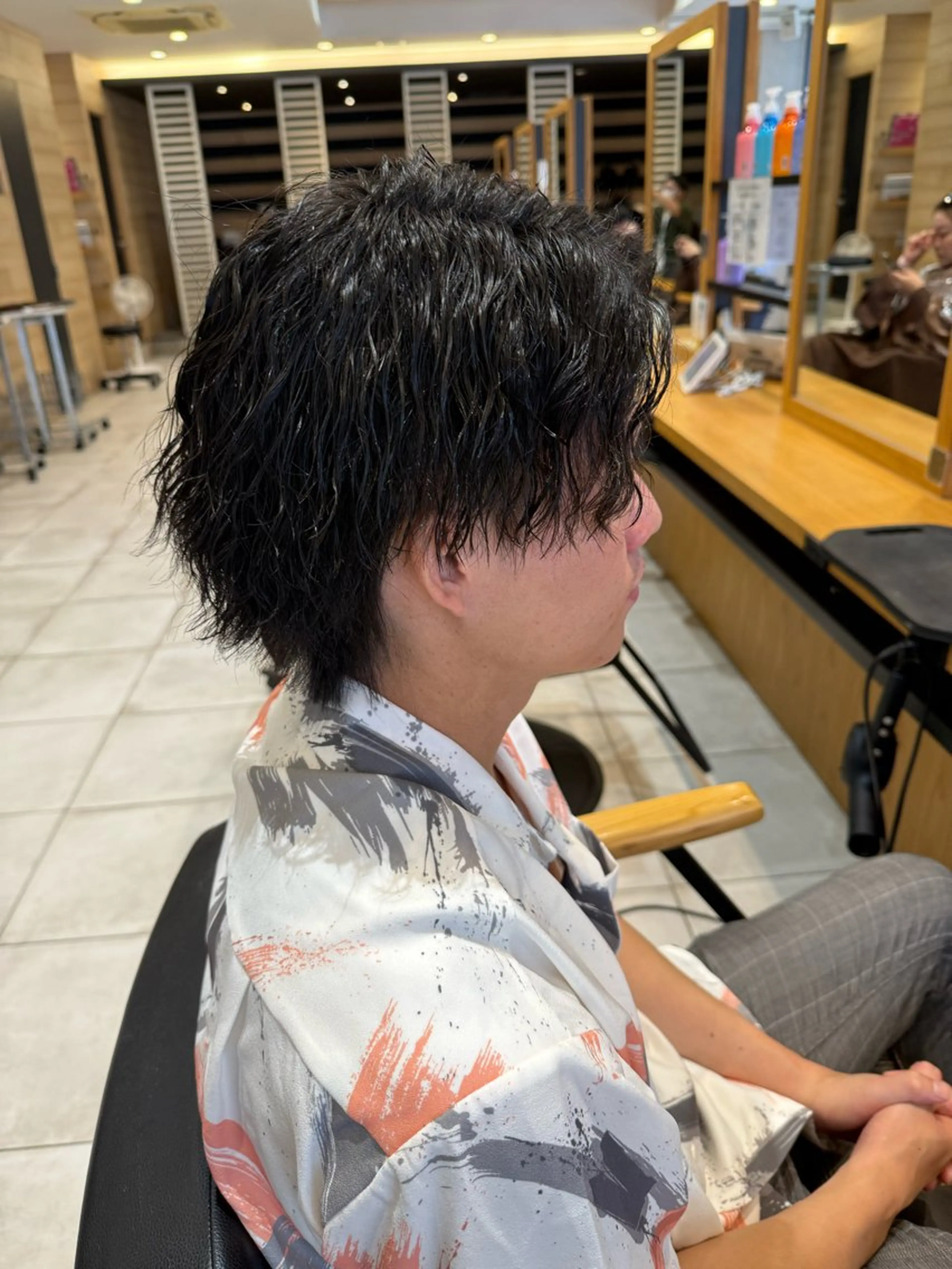 パーマ メンズ カット パーマ カラー特化美容師🩷 マインのヘアスタイル