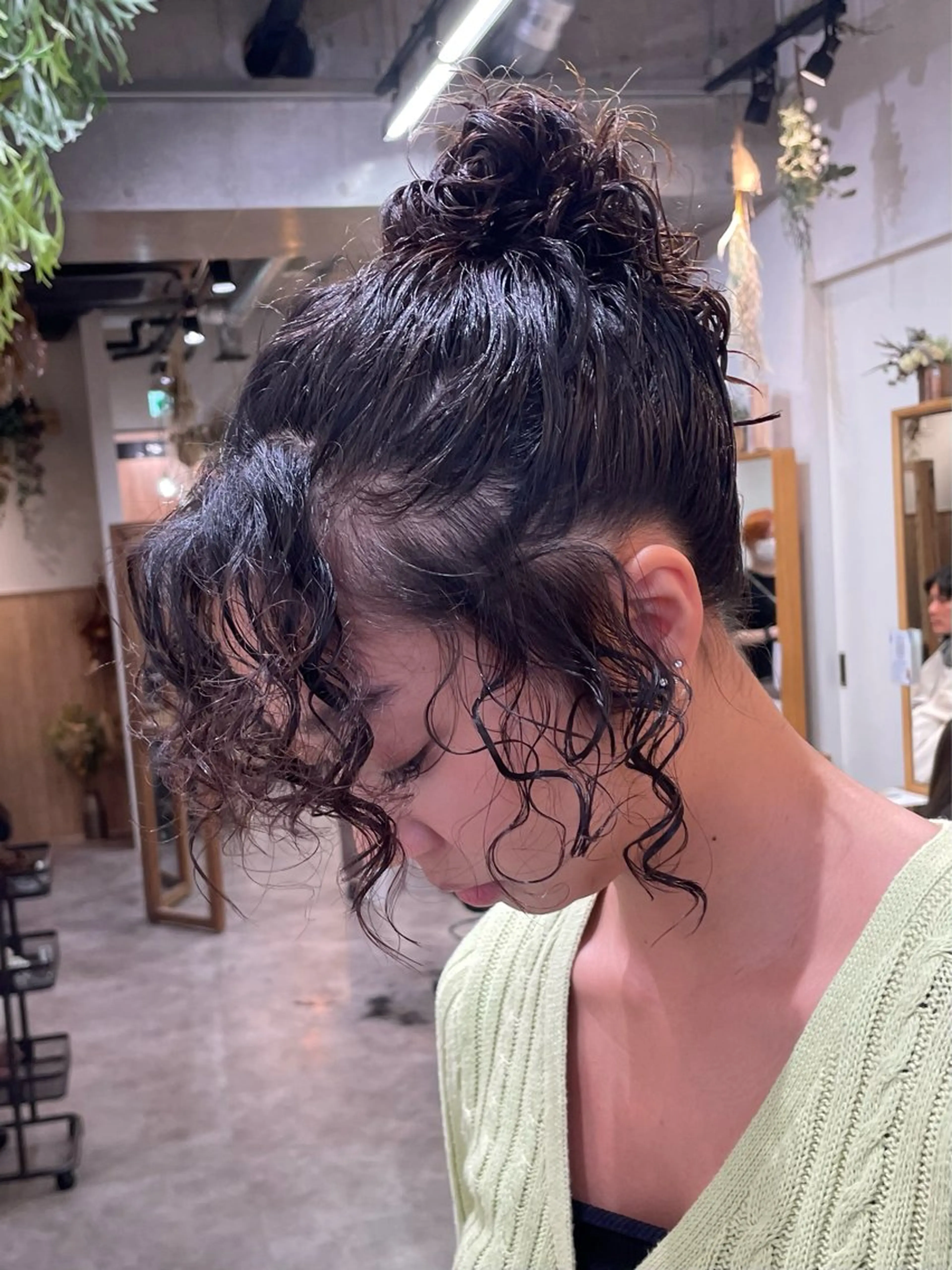セミロング パーマ ヘアアレンジ カット パーマ トリートメント Toiro 横浜所属・🎀レイヤー/パーマ カラー/ai🎀のヘアスタイル