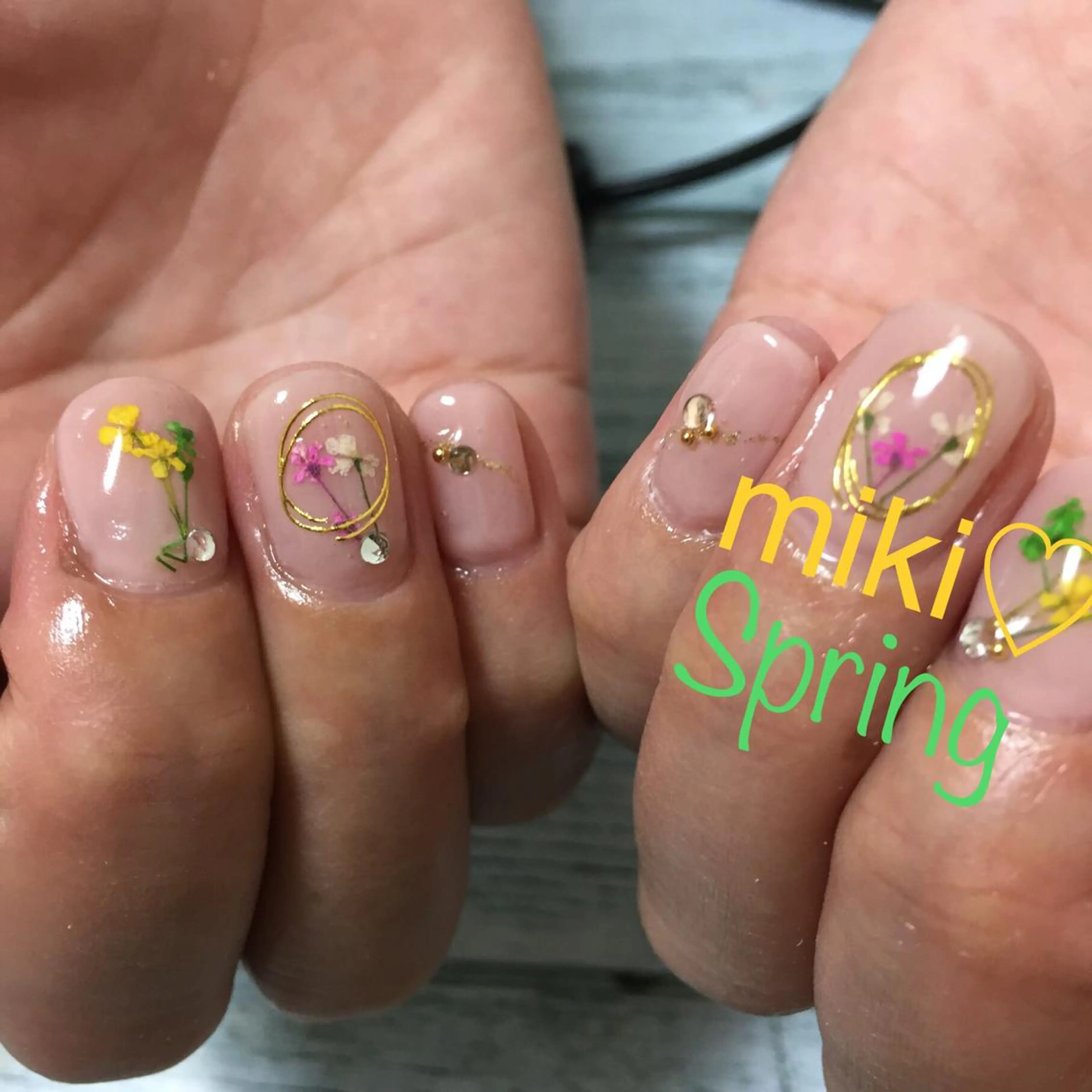 ネイル 春ネイル CHERIMO【lalaLaLa】所属・CHERIMO シェリモのネイルデザイン