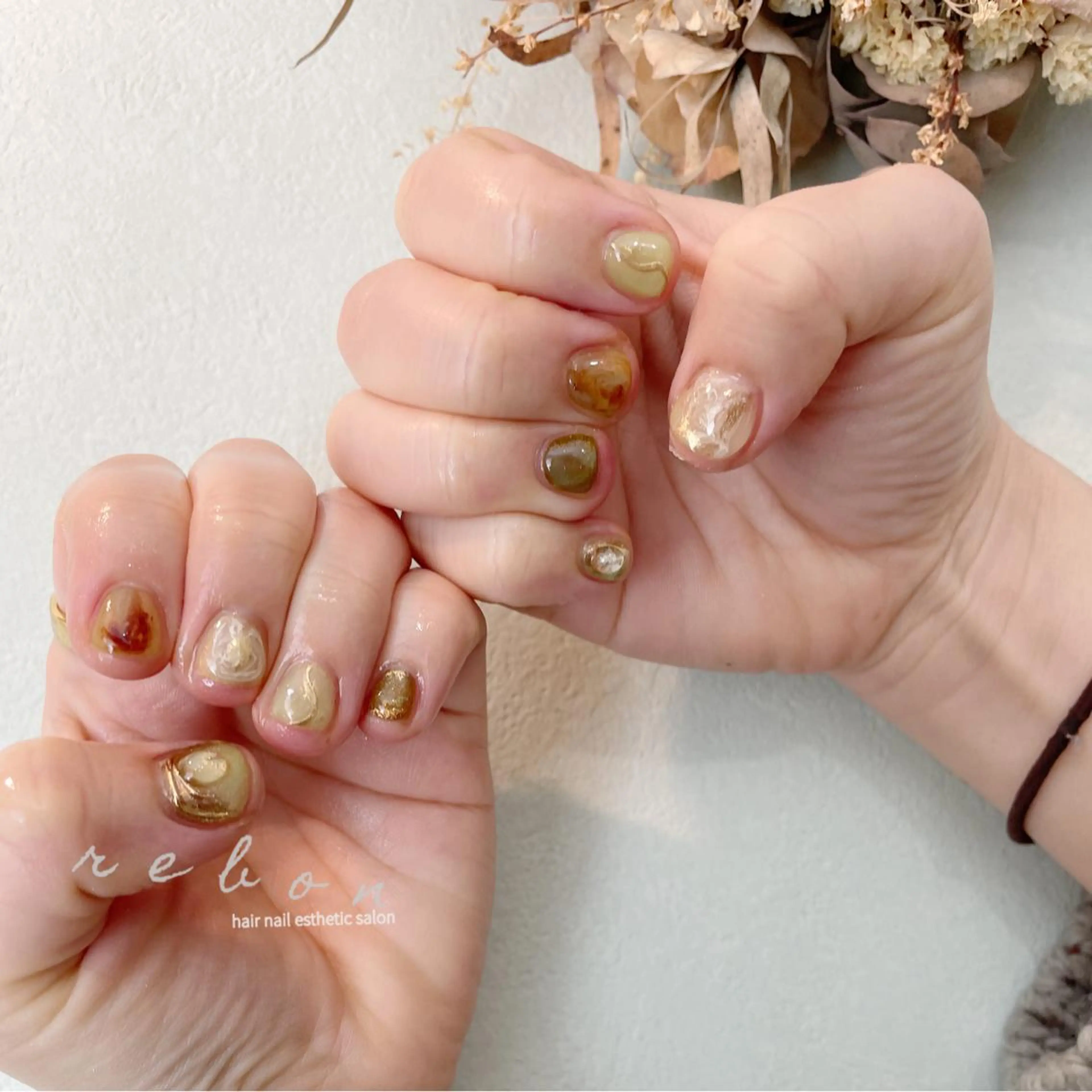 ネイル ハンドネイル フットネイル rebon＊ natsukiのネイルデザイン