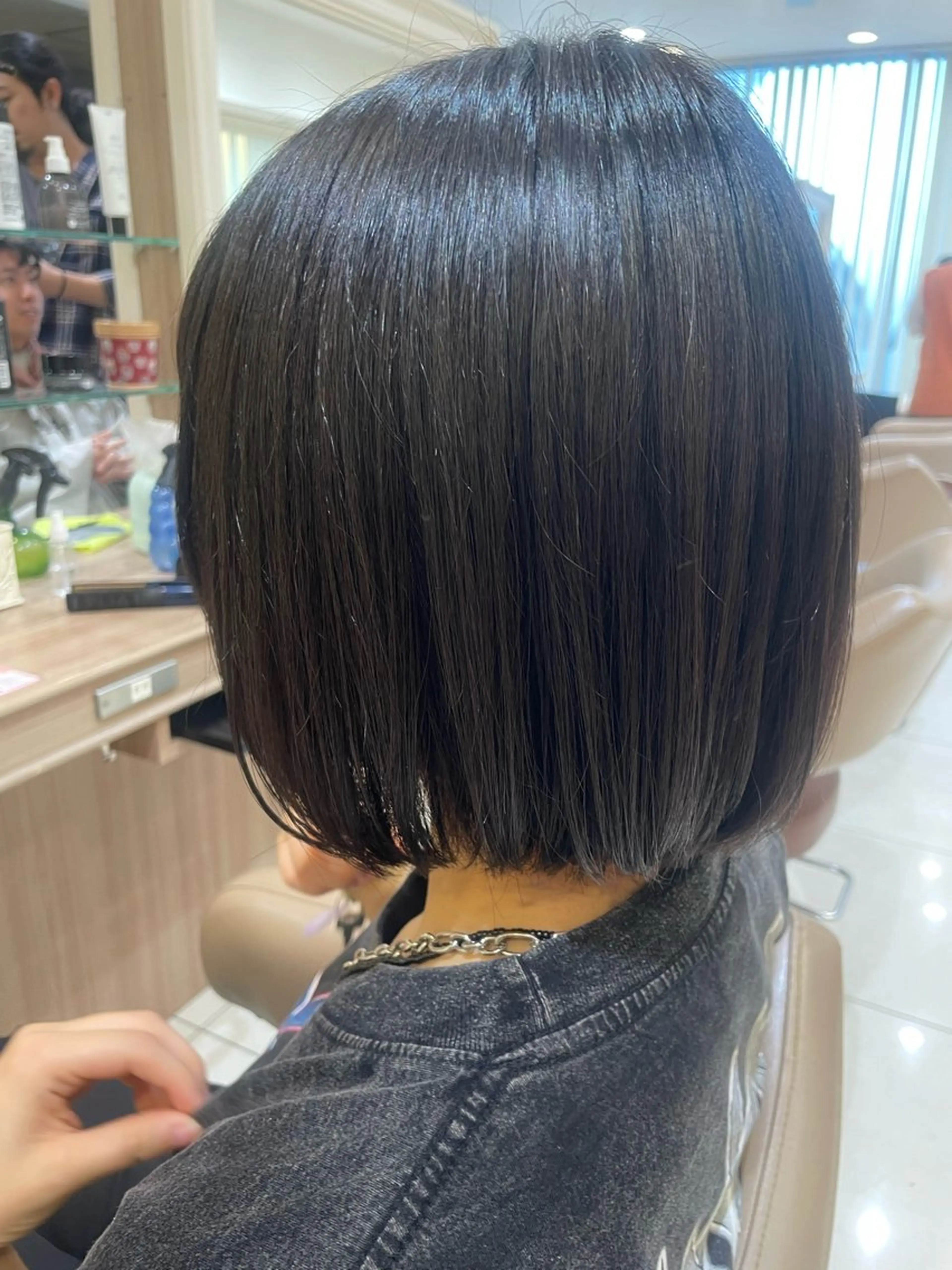 ショート パーマ カット 縮毛矯正 トリートメント 韓国ヘアメイク🎀/ 縮毛矯正✨山本媛香のヘアスタイル