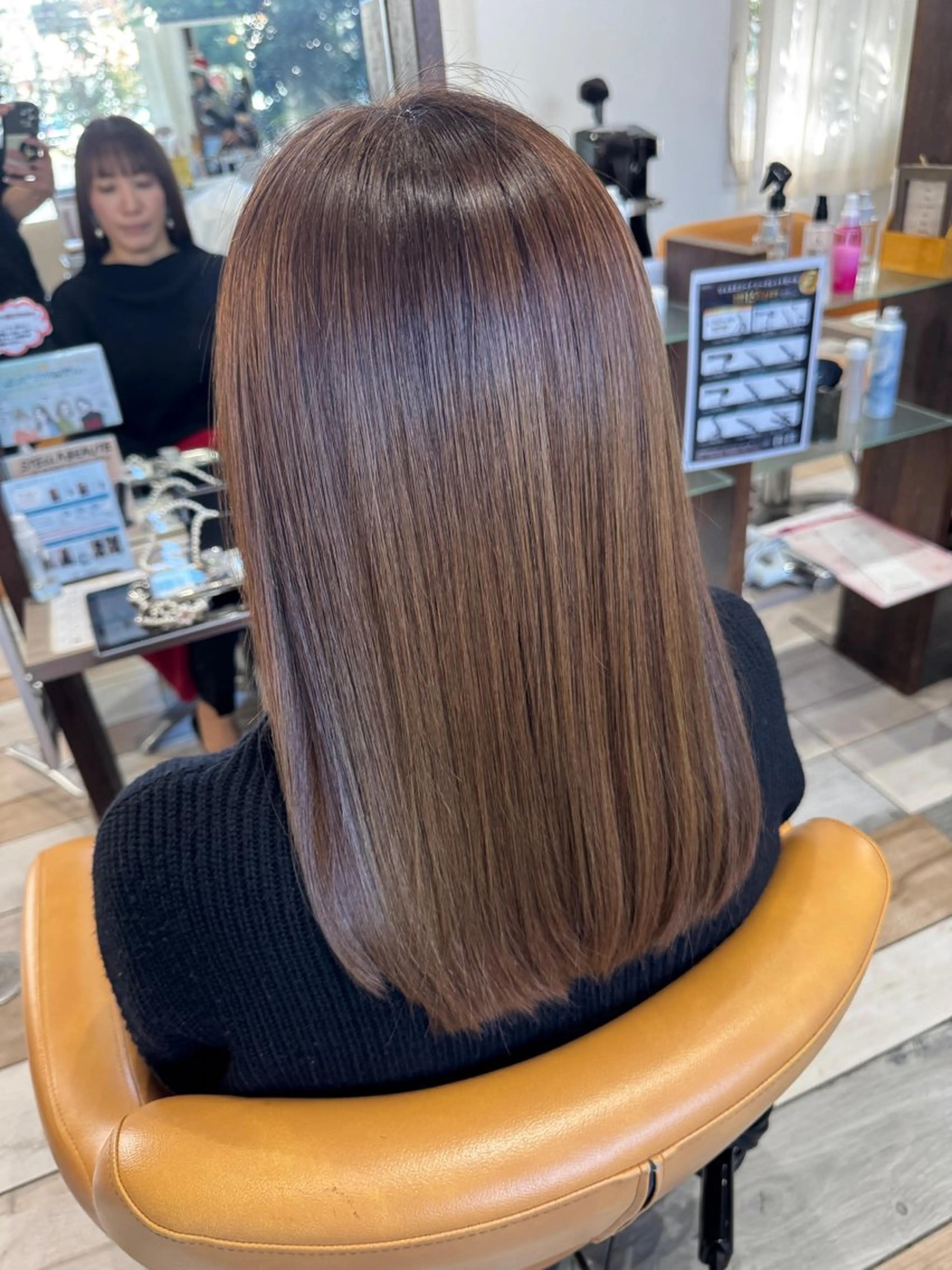 セミロング カラー 北村 優樹のヘアスタイル