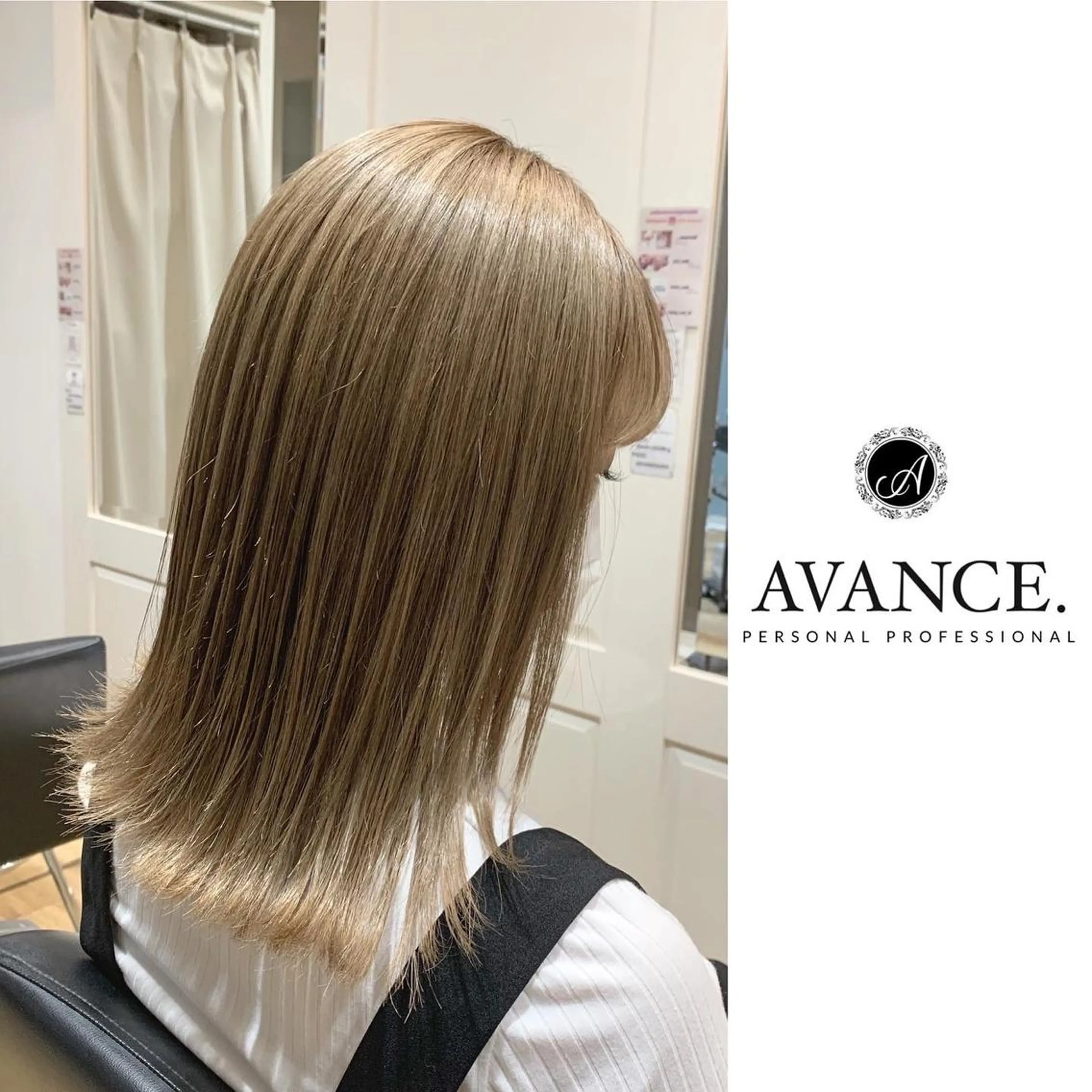 ミディアム カット ヘアカラー トリートメント _WHITE京橋店所属・【White京橋】 岸　拓斗のヘアスタイル