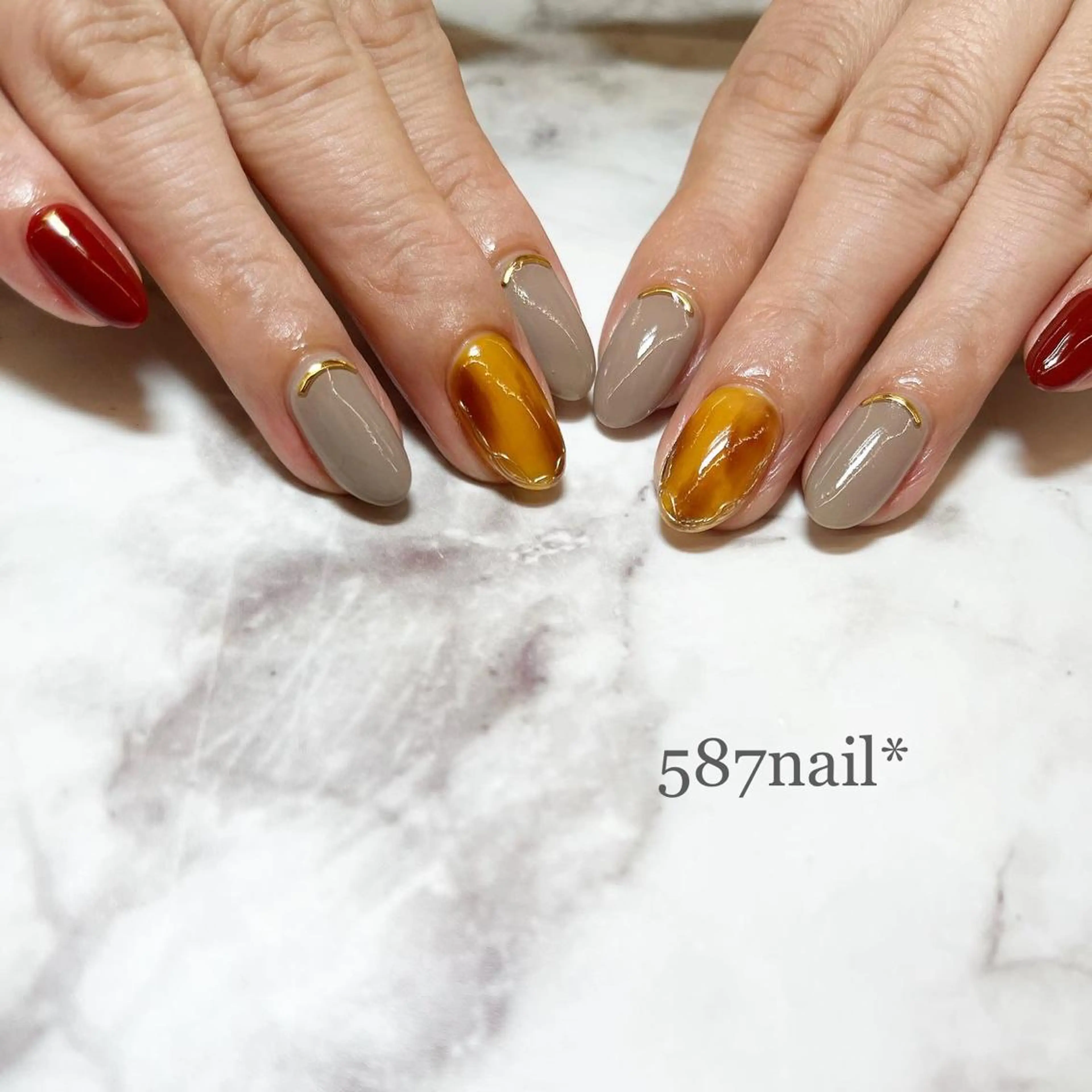 ネイル ハンドネイル 587nail *のネイルデザイン