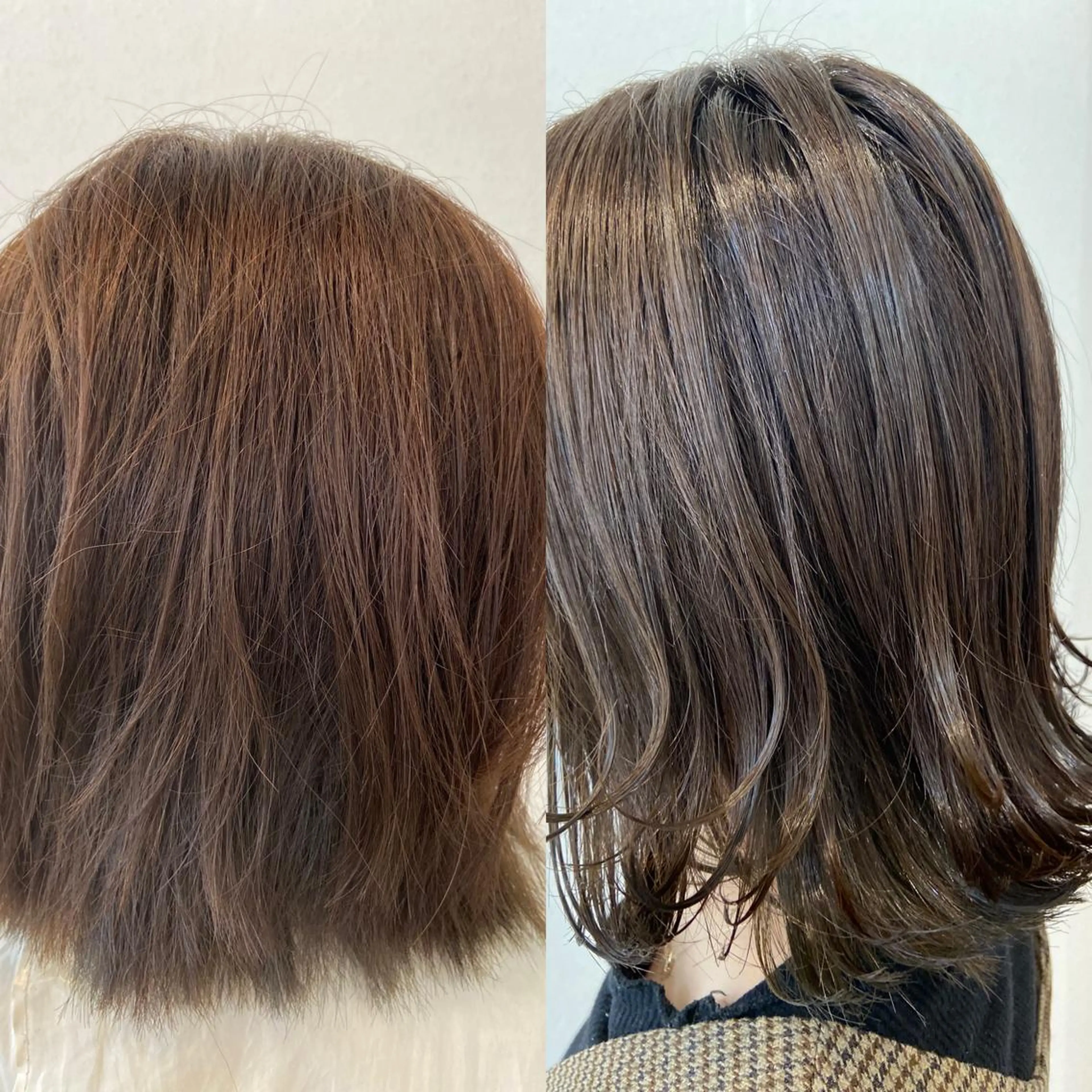 セミロング 髪質改善・修復 成瀬由賀里のヘアスタイル