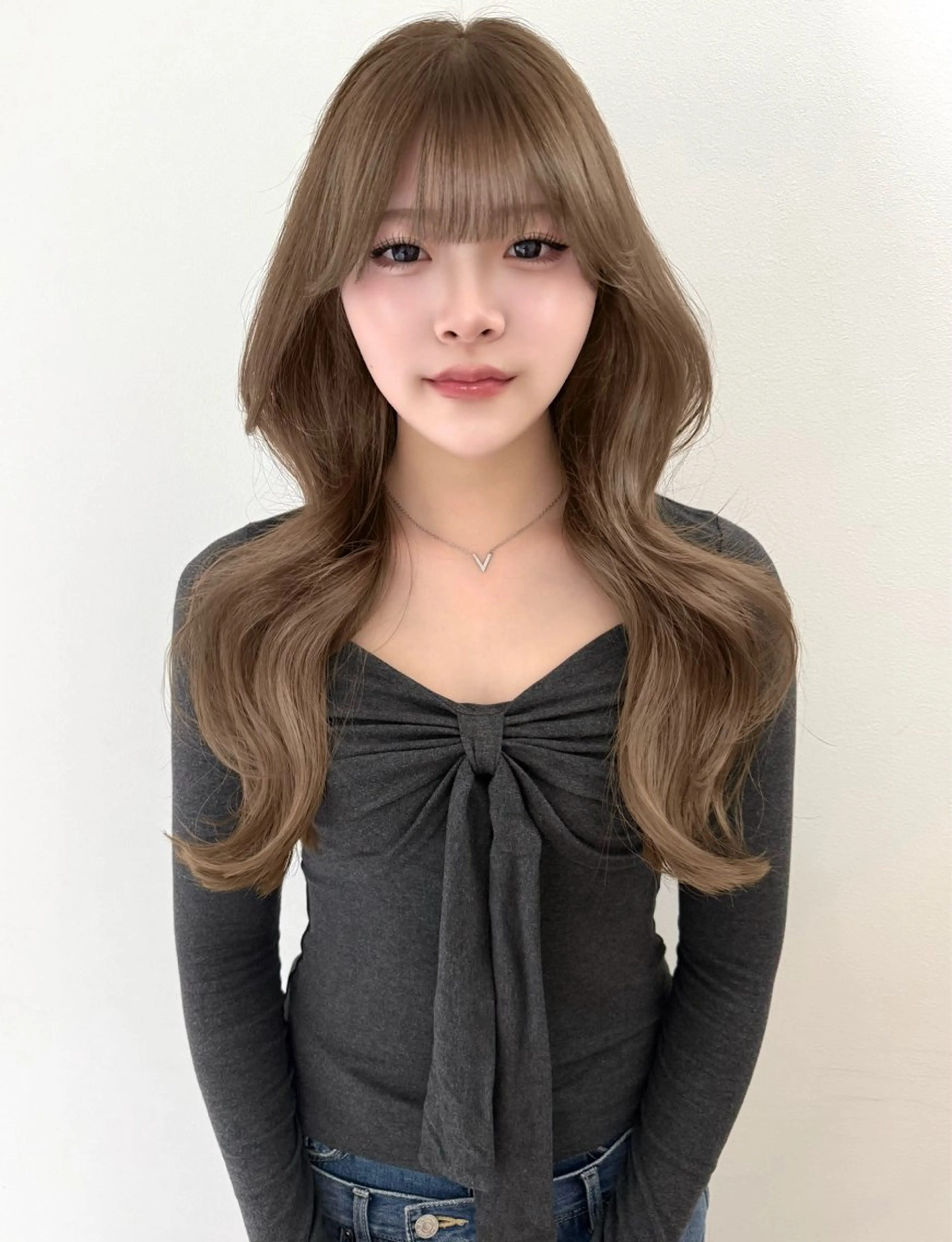 ロング くびれヘア 学生 レイヤーカット レイヤーカット🫧 🎀Tomoka🎀のヘアスタイル