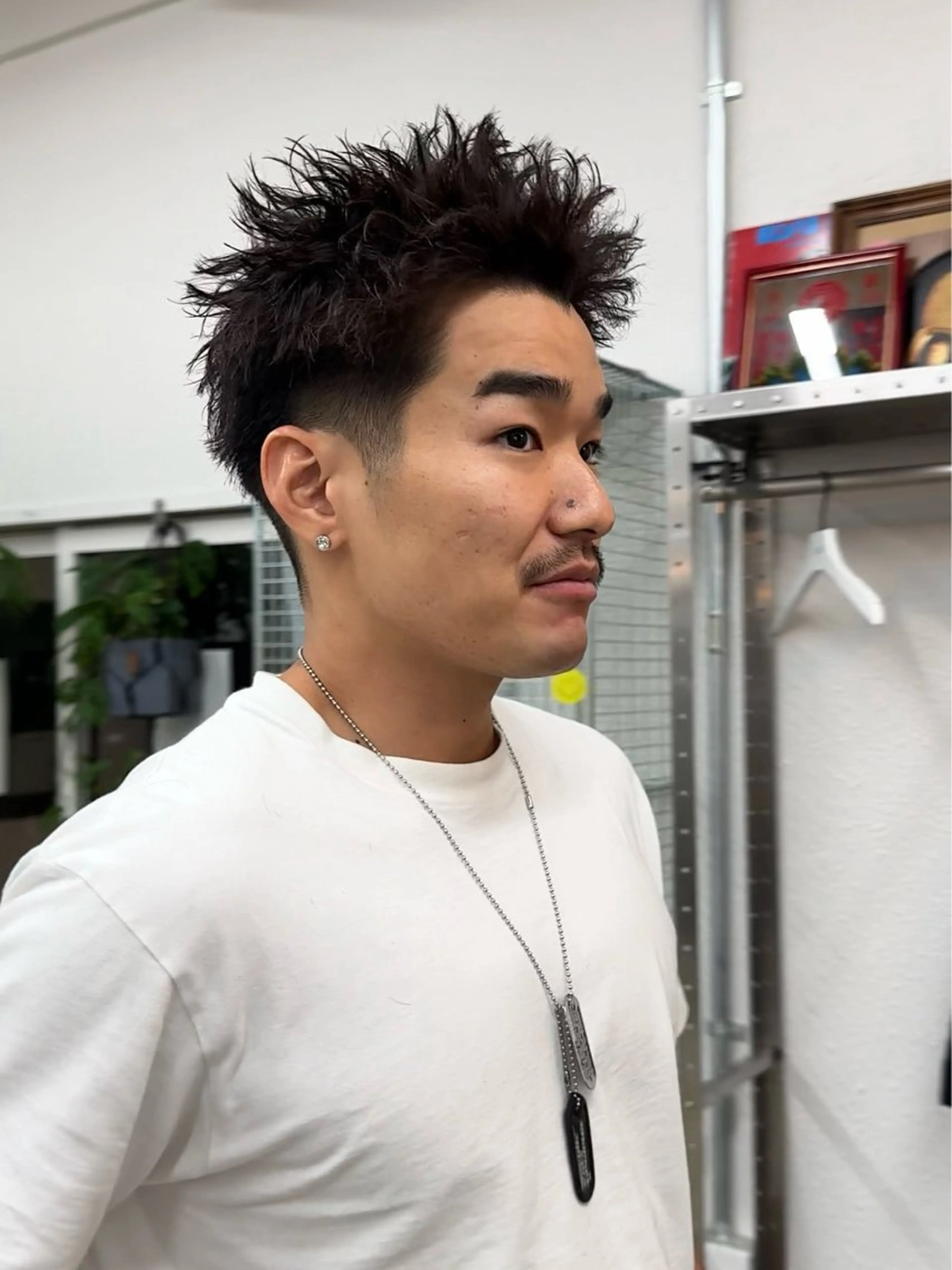 ショート BOW【ボウ】所属・メンズパーマ/本町/ 心斎橋/Takumiのヘアスタイル