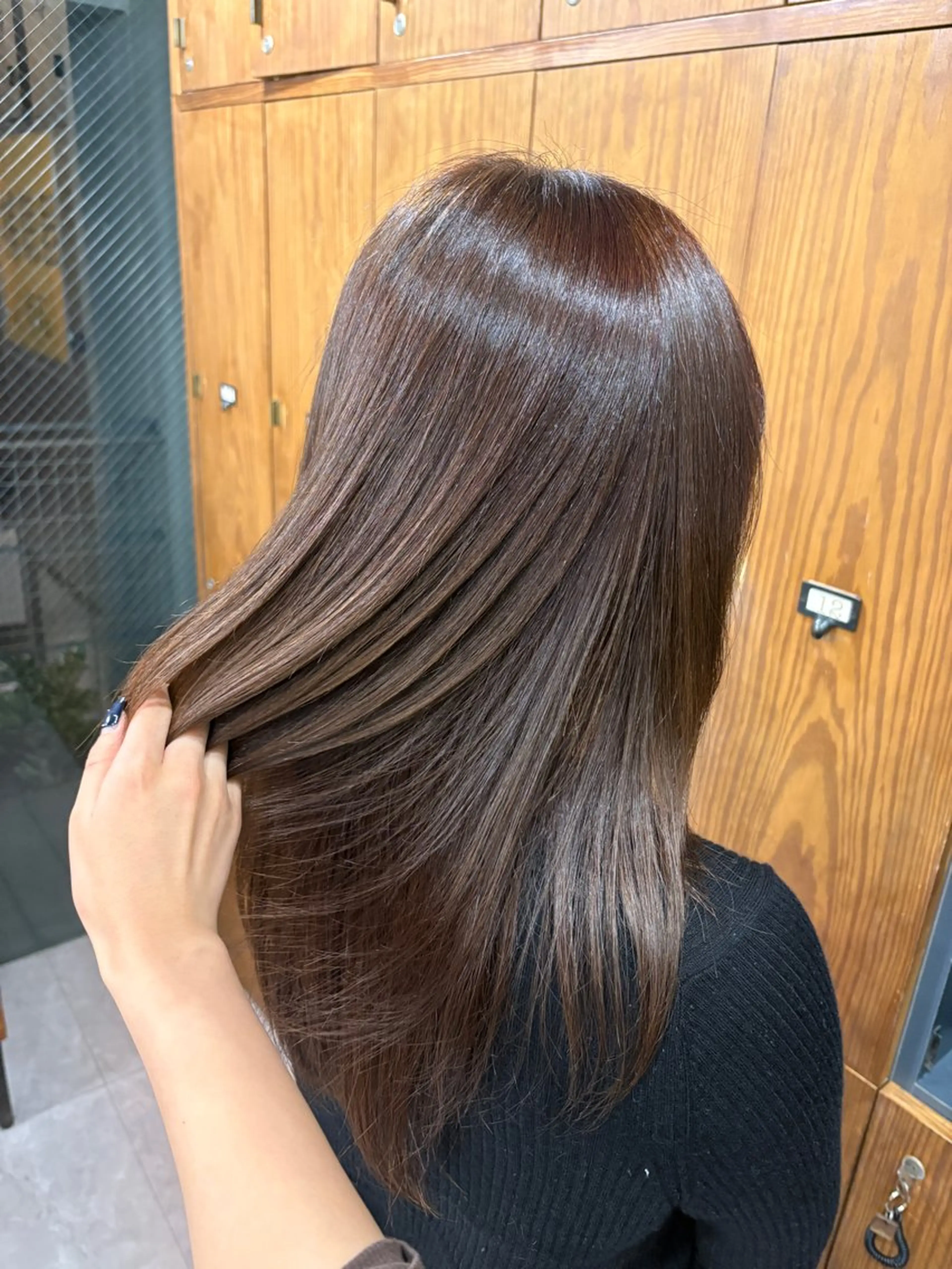 ロング 髪質改善 森 はるなのヘアスタイル