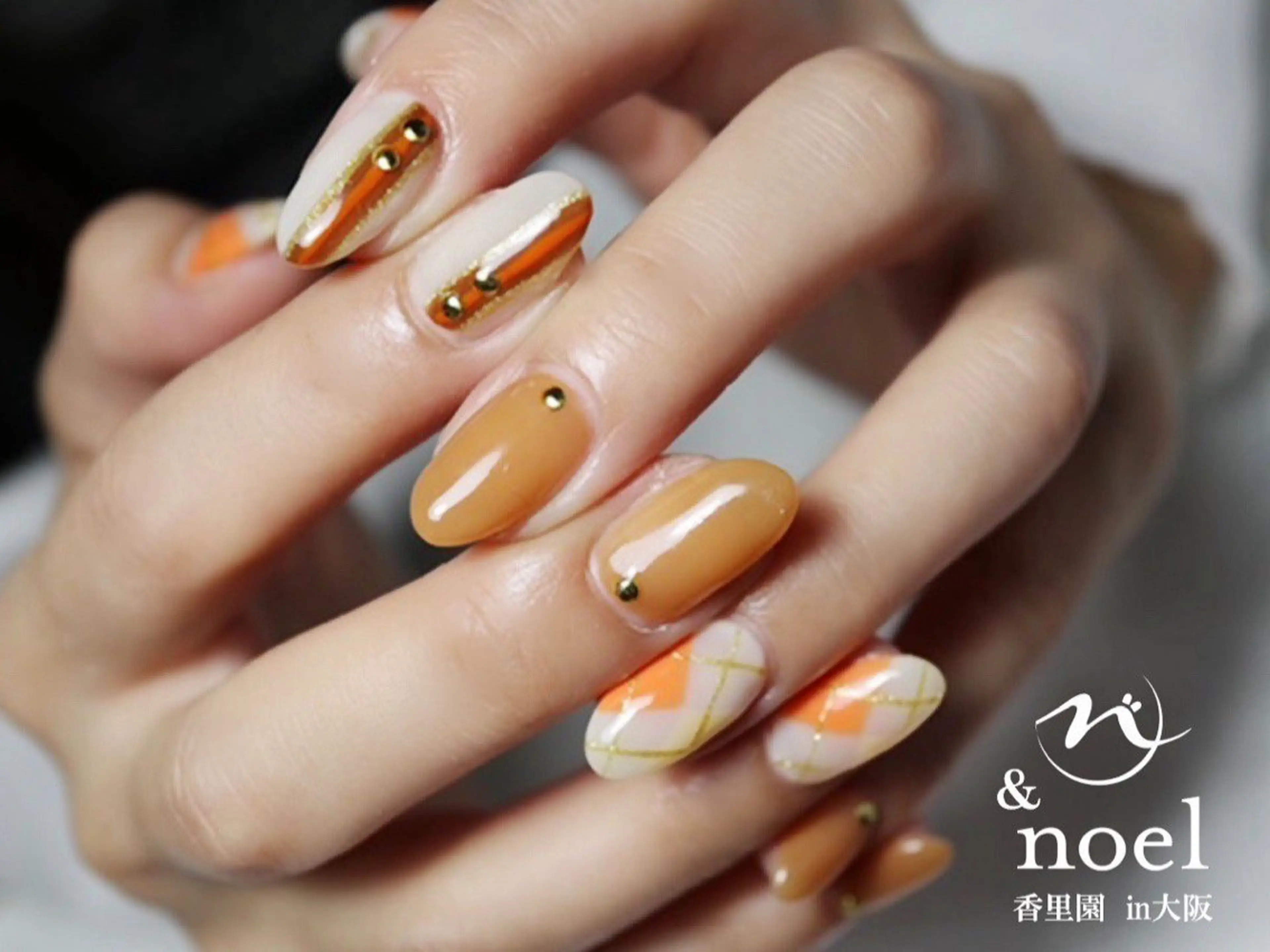 ネイル ハンドネイル Nailsalon  &Noel所属・もも 🍑のネイルデザイン