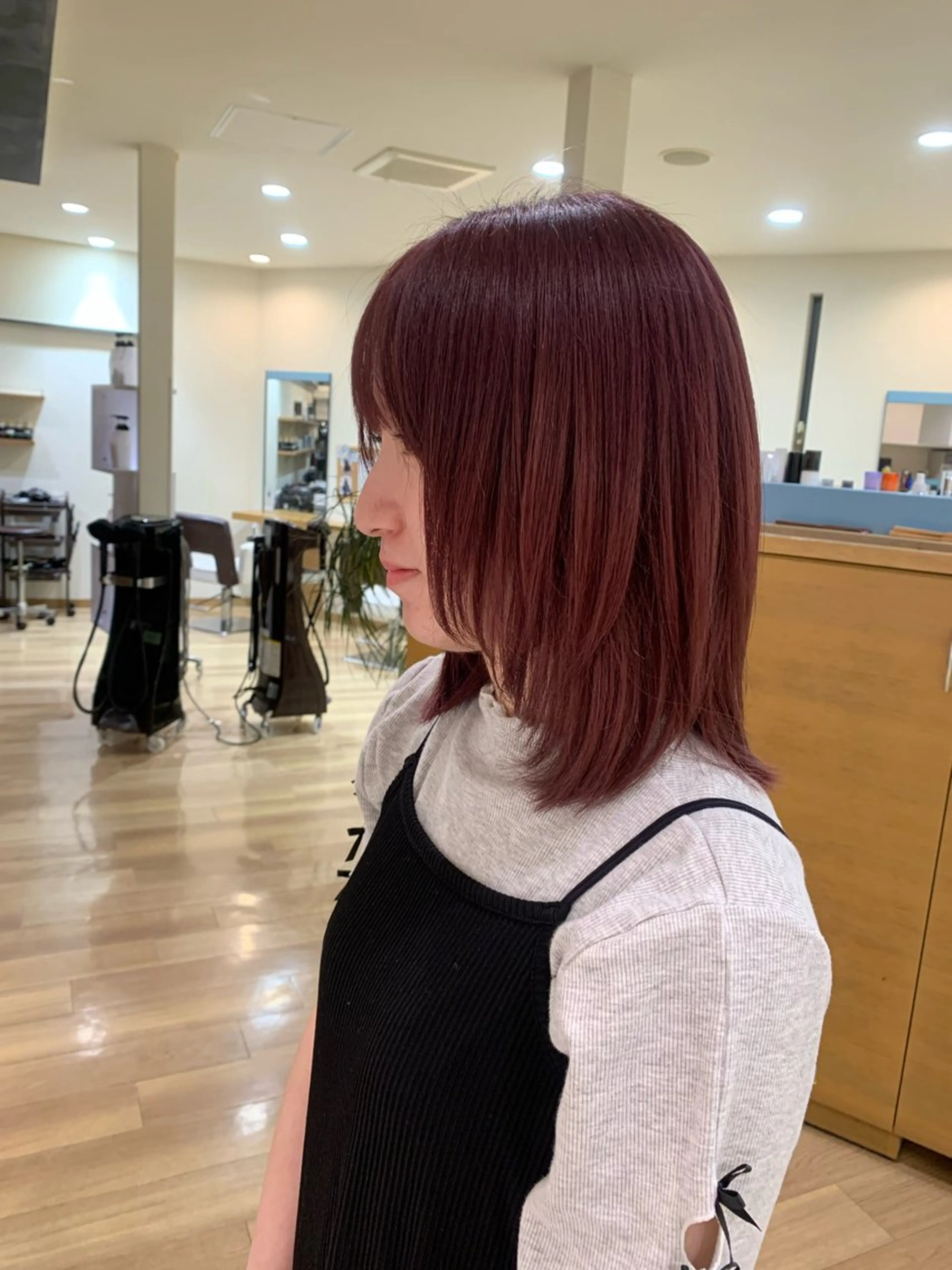 カラー ブリーチ 🫧透明感 カラー/ うる艶髪/🎀みずきのヘアスタイル