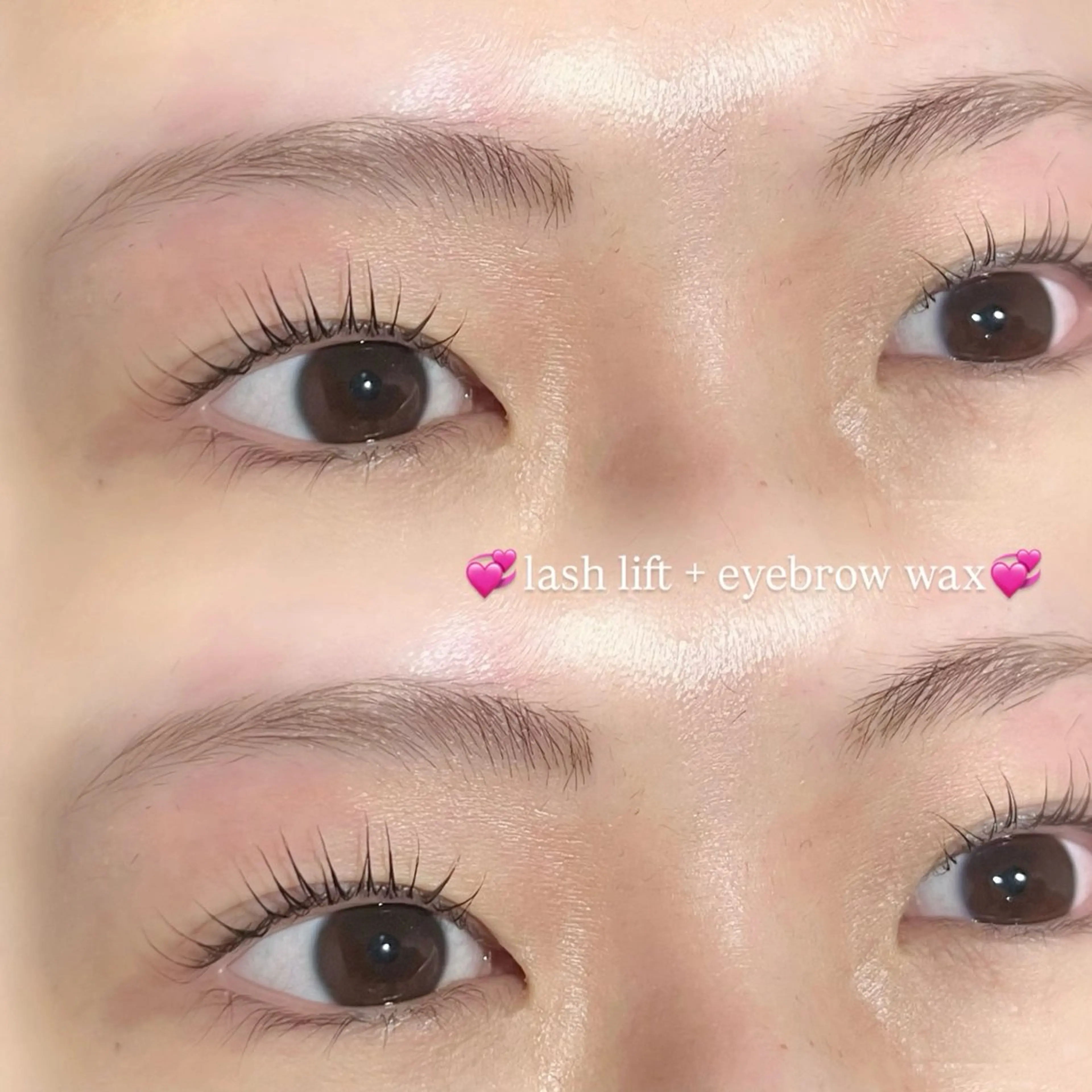 【リピーター様限定🌟】上まつ毛パーマ(パリジェンヌ可)＋アイブロウwax💞美容液コーティング付✨の写真