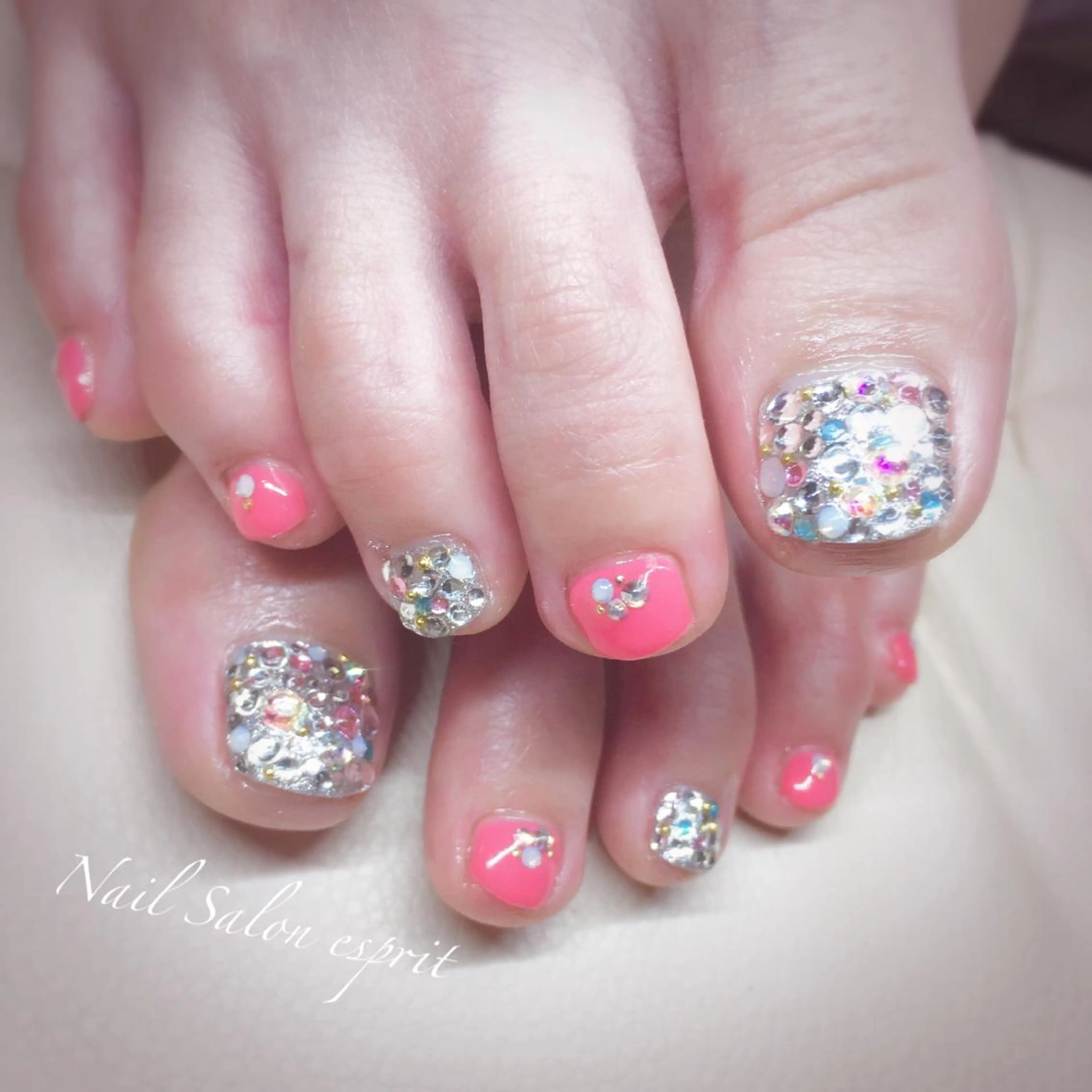 ネイル フットネイル フットネイル Nail Salon espritのネイルデザイン