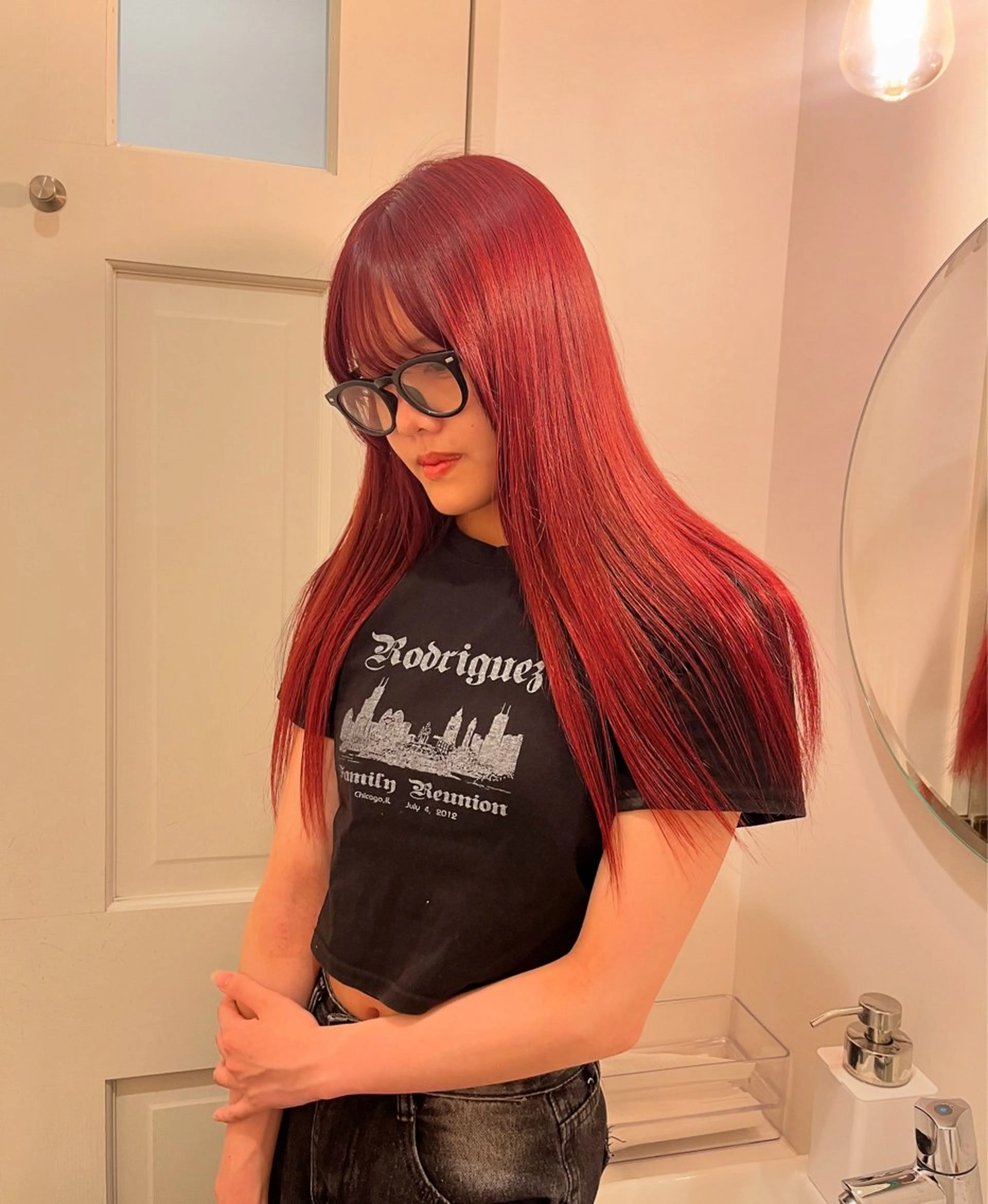 カラー morita yunaのヘアスタイル