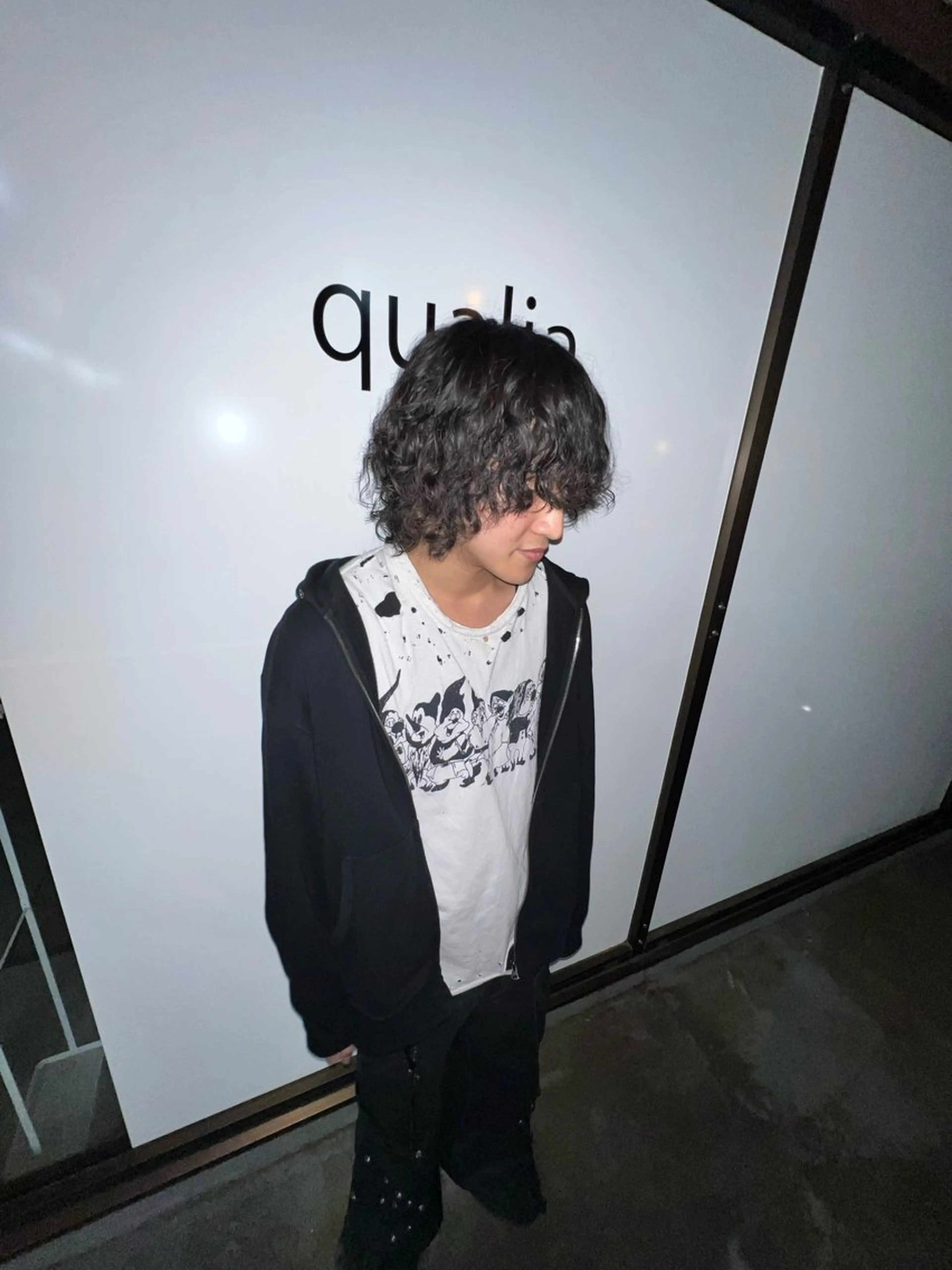 パーマ メンズ メンズパーマ qualiaクオリア クラモチ　タクミのヘアスタイル