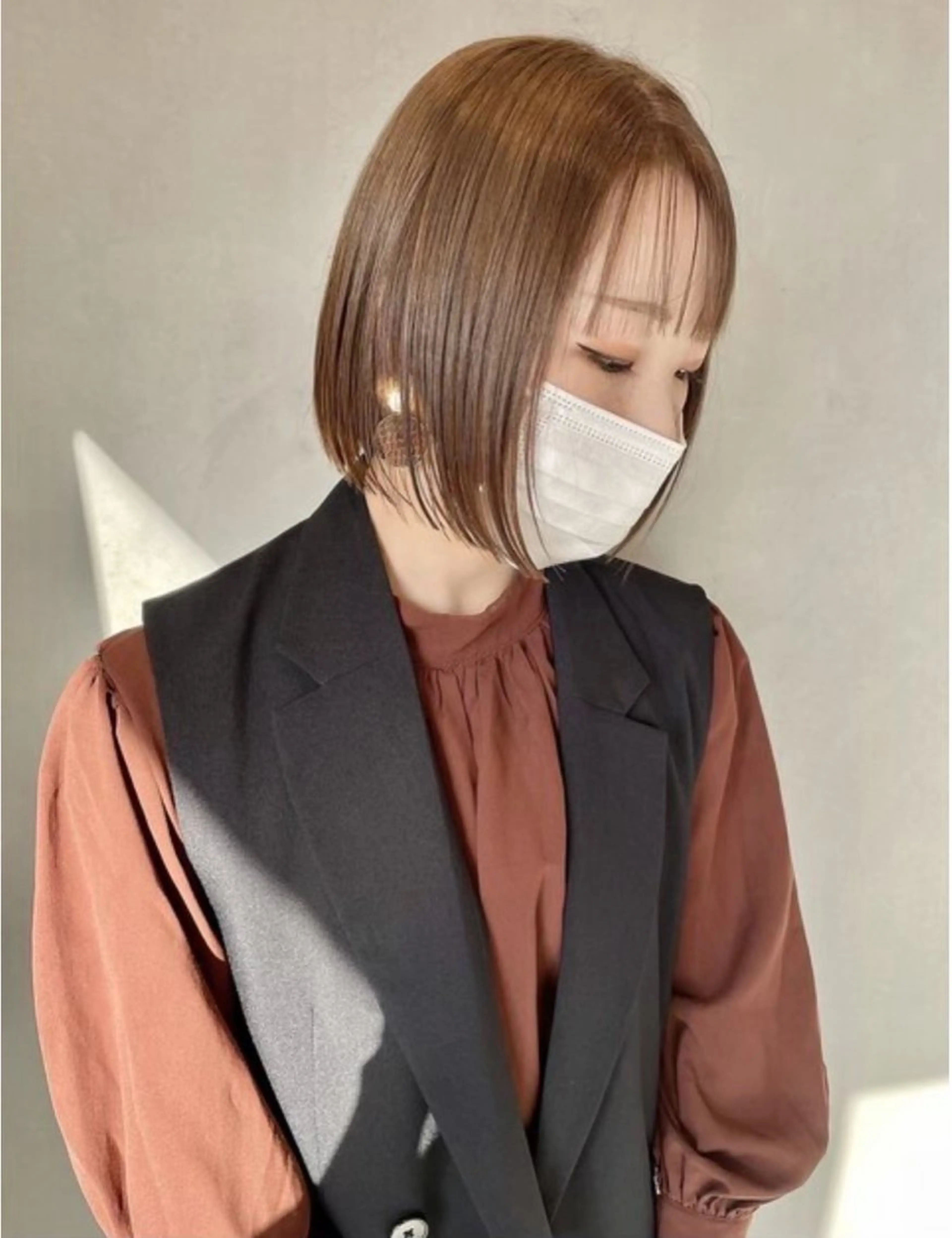 ショート カット 草野ゆずき⌇縮毛矯正 ⌇レイヤー⌇ボブ🕊のヘアスタイル