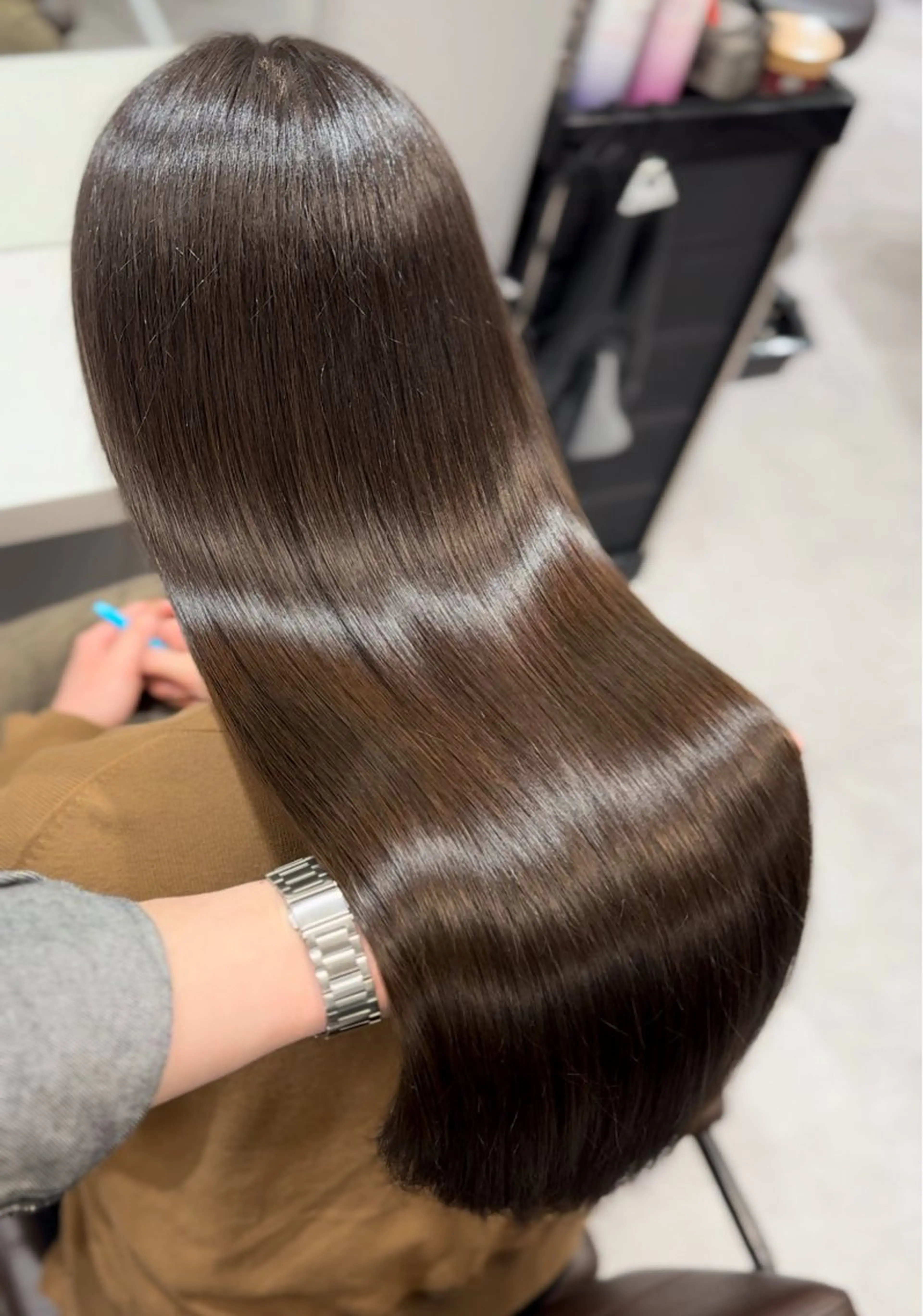 ロング 髪質改善 縮毛矯正 トリートメント カット ヘアカラー 縮毛矯正 トリートメント 髪質改善×縮毛矯正 Core 片山健太のヘアスタイル