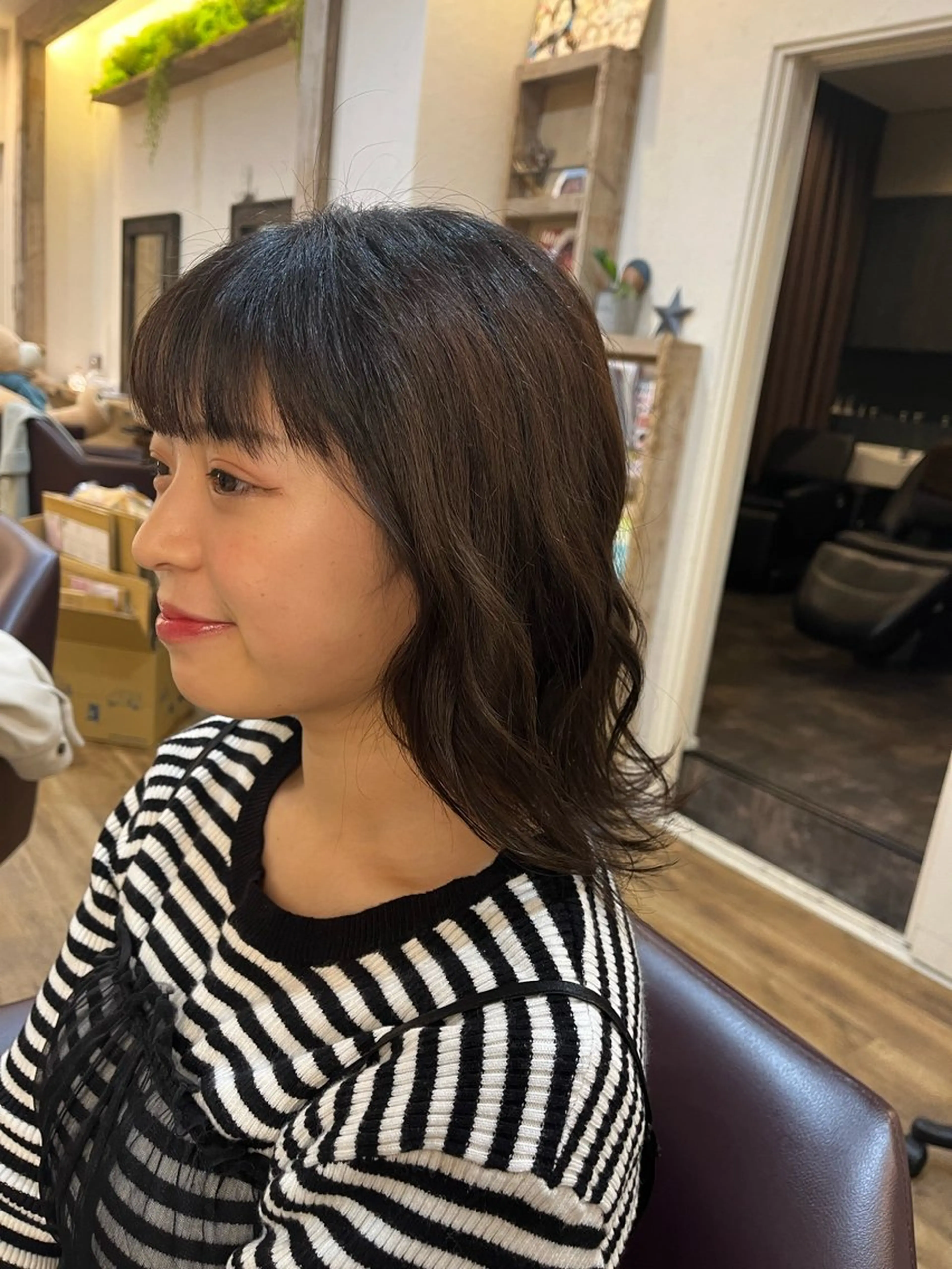 ミディアム カラー 阿部 翔一郎/暖色系カラーのヘアスタイル