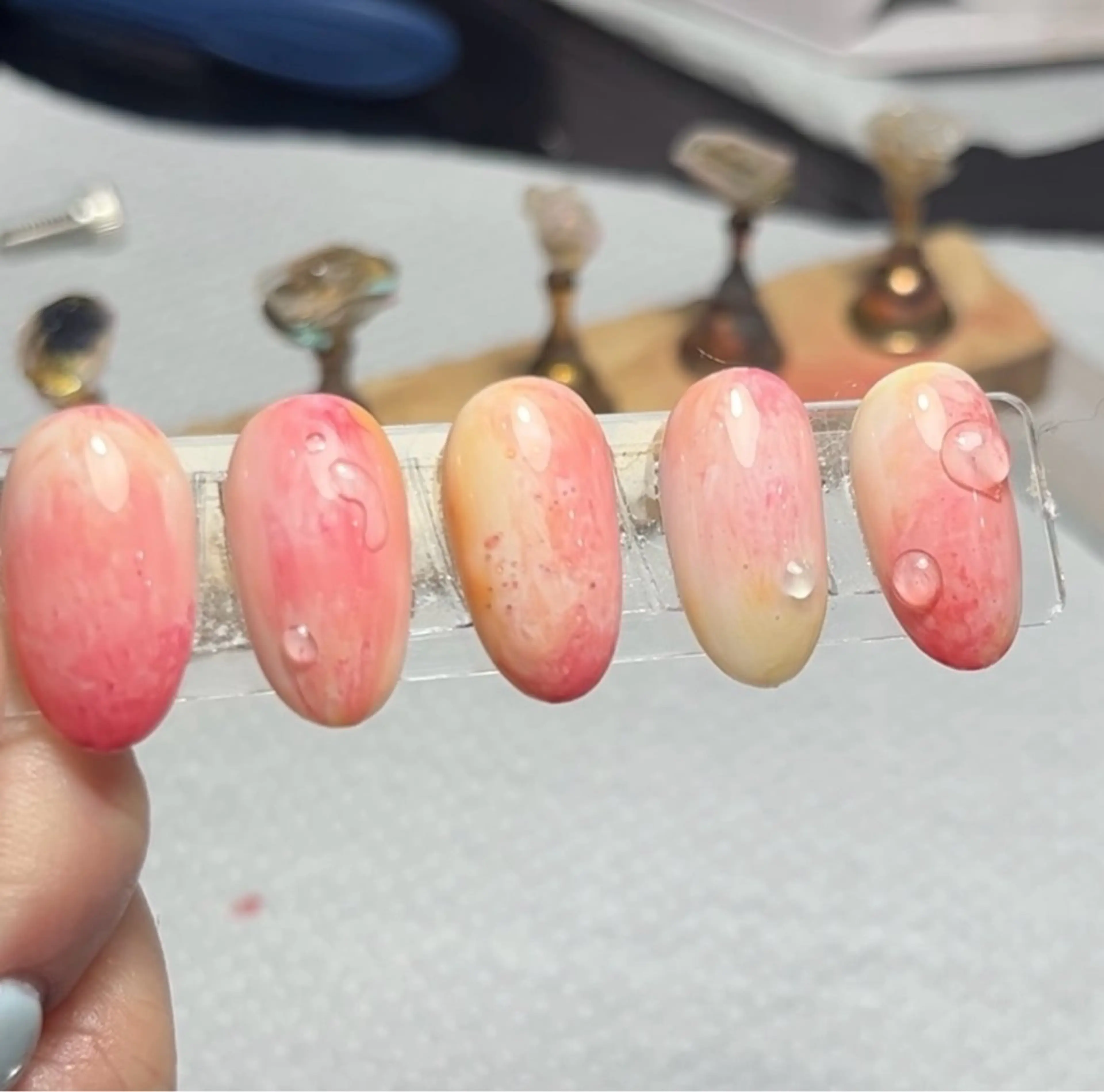 🌟new🌟自爪フルーツネイル🍎の写真